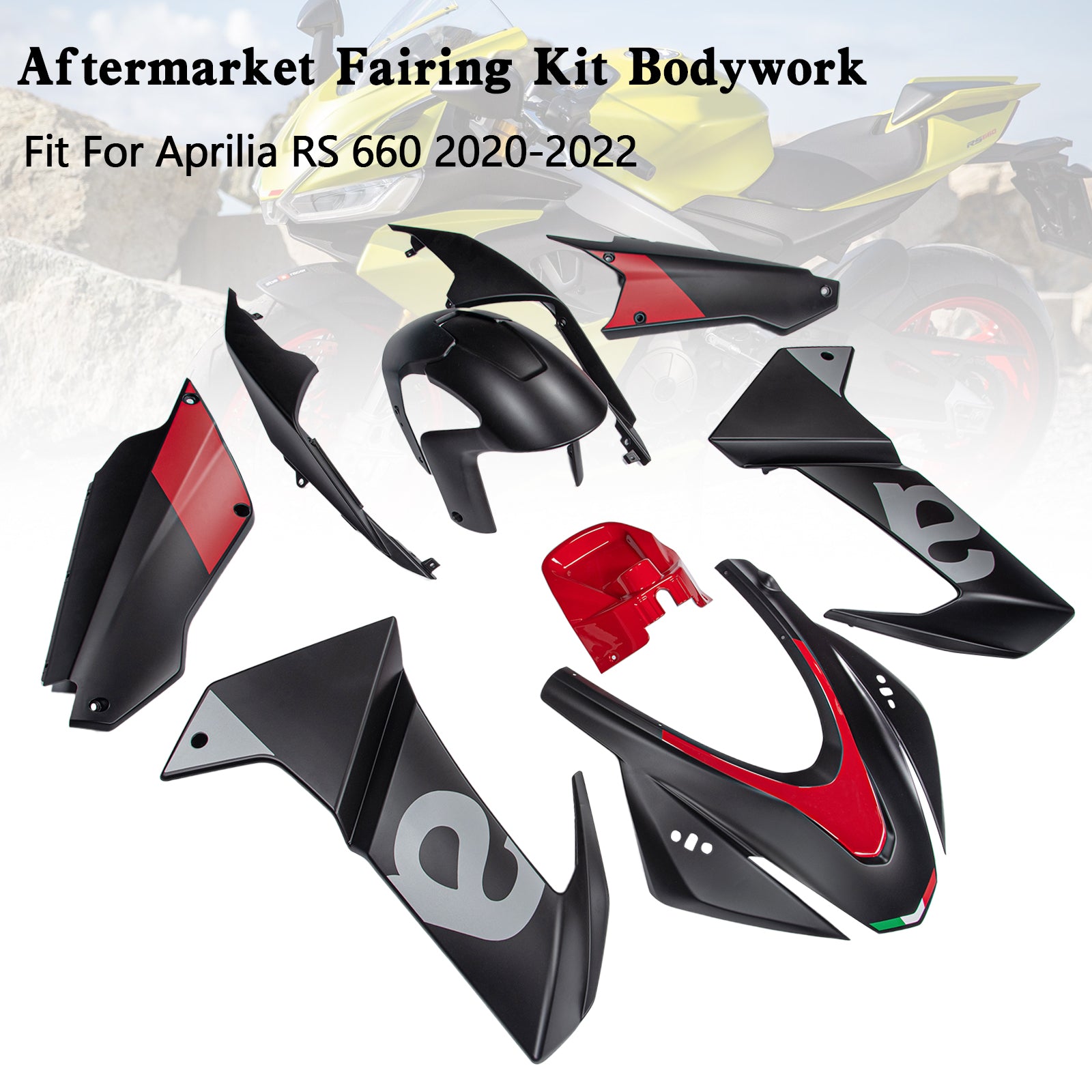 Amotopart (2020-2024) Aprilia RS 660 Fairing Kit Collection