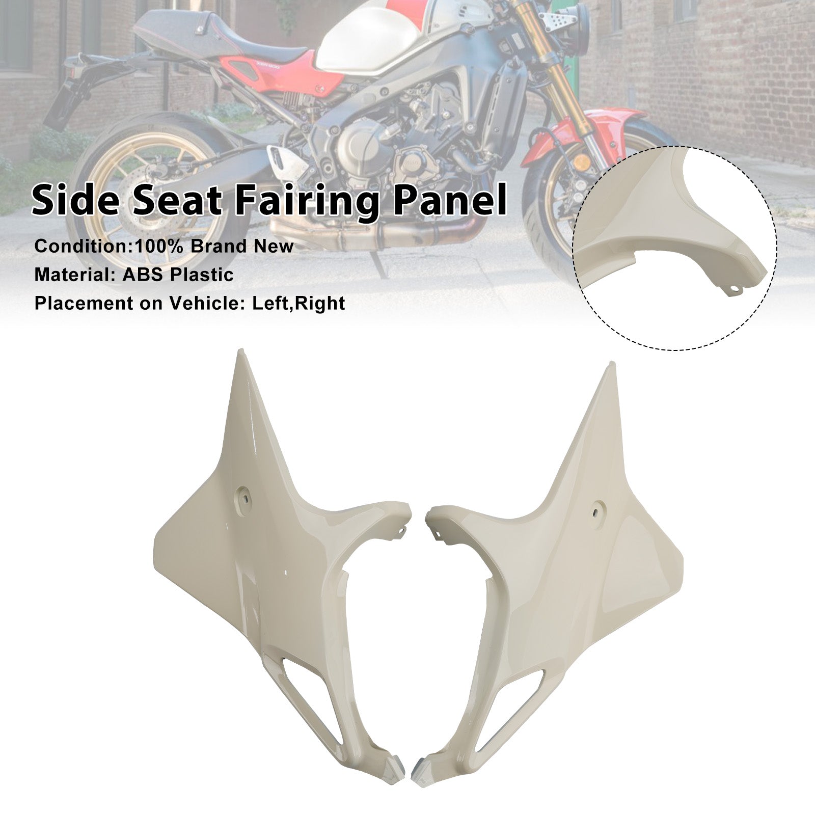 Yamaha XSR 900 XSR900 2022-2025 Side Seat Fairing Panel Cowl