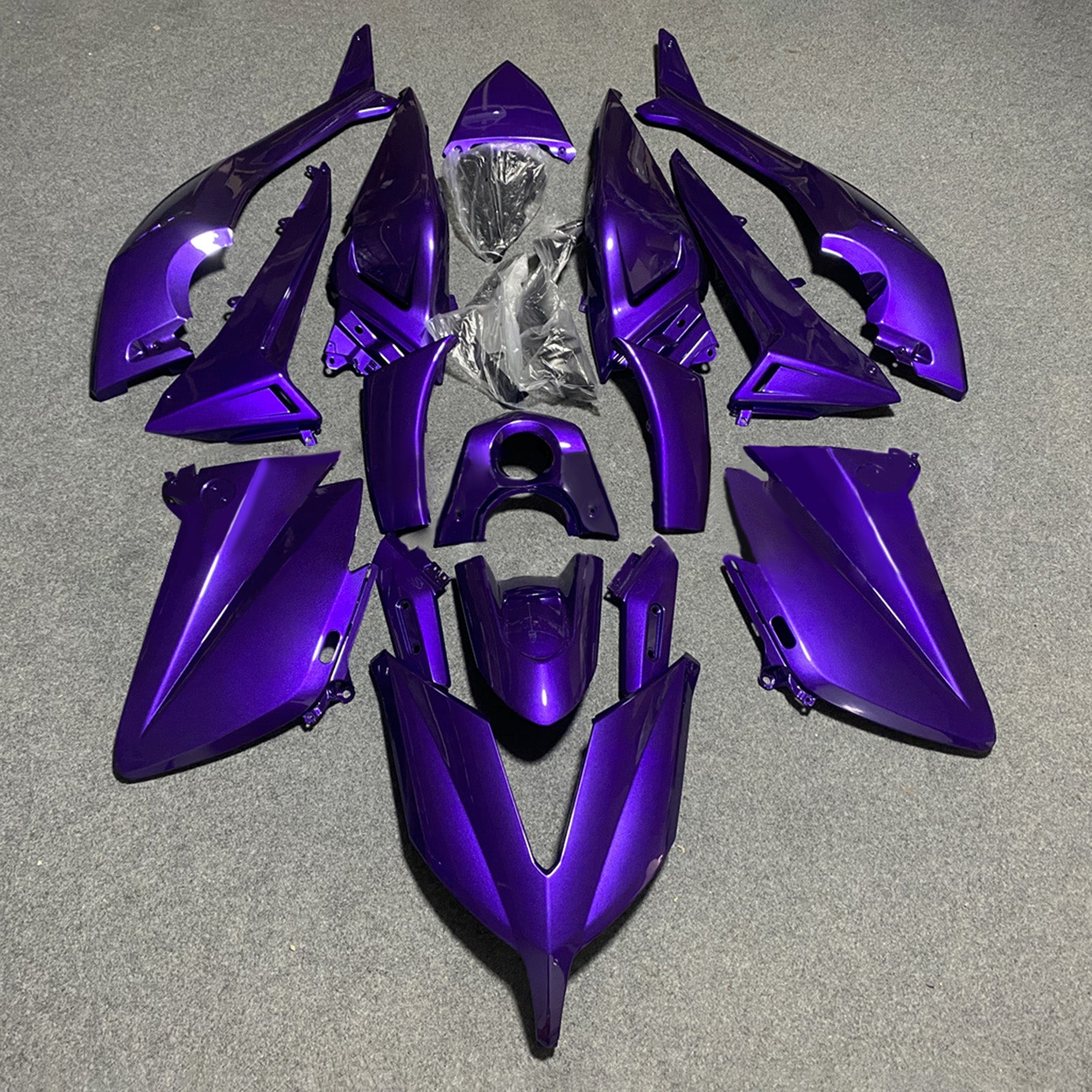 Amotopart 2015-2016 Yamaha T-Max TMAX530 Kit de carénage violet