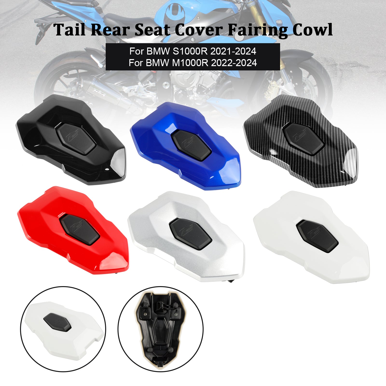 BMW 21-24 S1000R & 22-24 M1000R Tail Rear Seat Cover Fairing Cowl