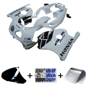 Amotopart 1990-1998 Honda CBR250RR MC22 White Black Fairing Kit