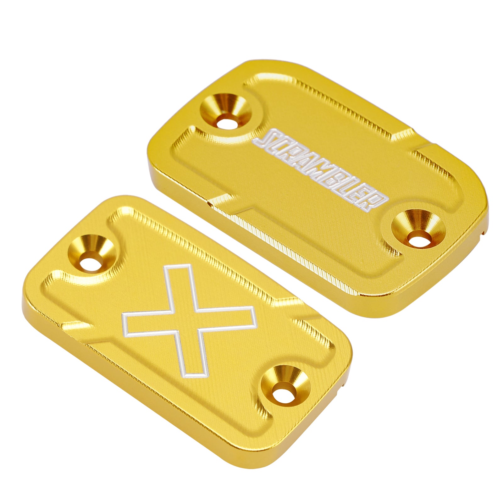 2015-2025 Ducati Scrambler 800 1100 Front Brake & Clutch Reservoir Cap Gold