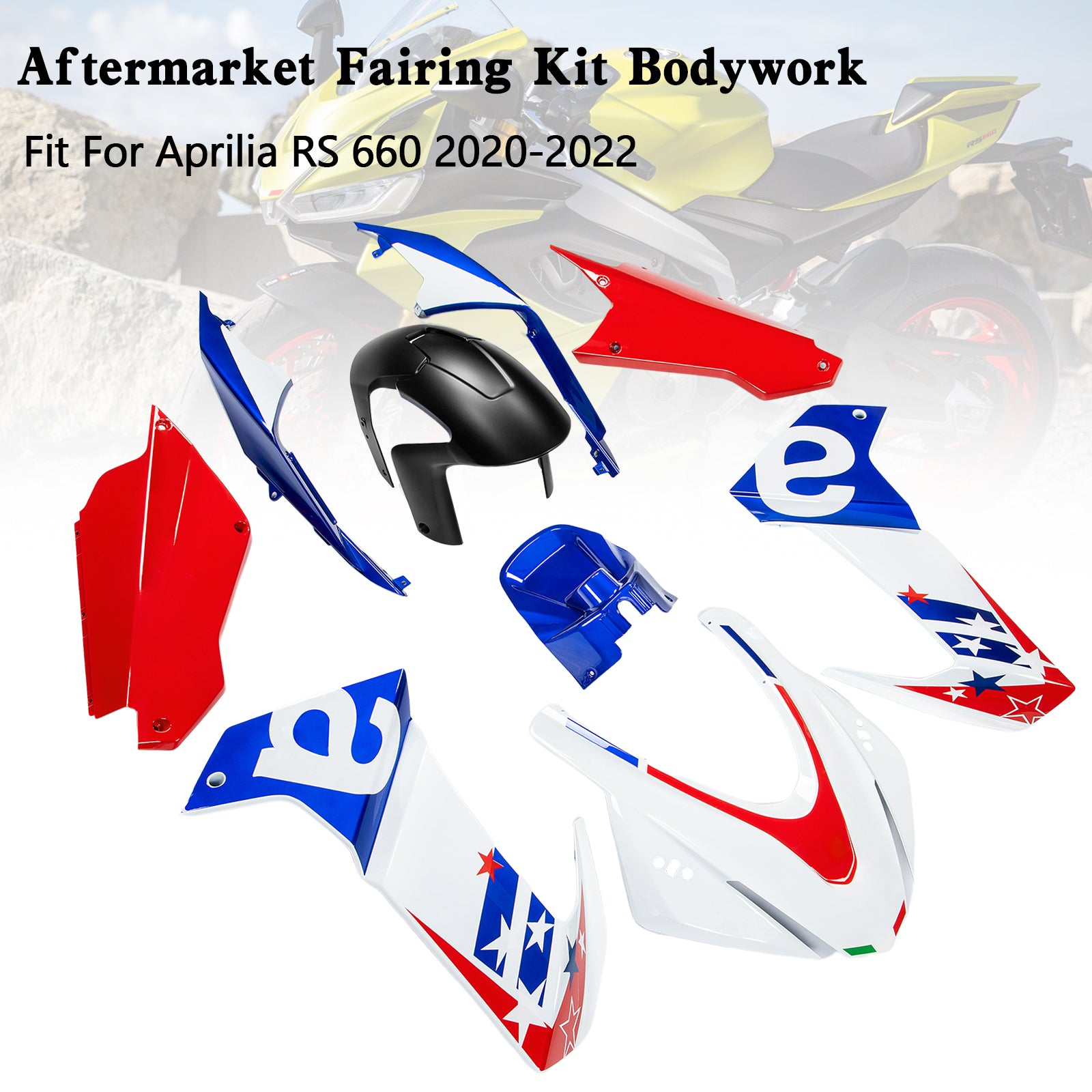 Painted Race Fairings Aprilia RS 660 2020 - 2024 - MXPCRV12955