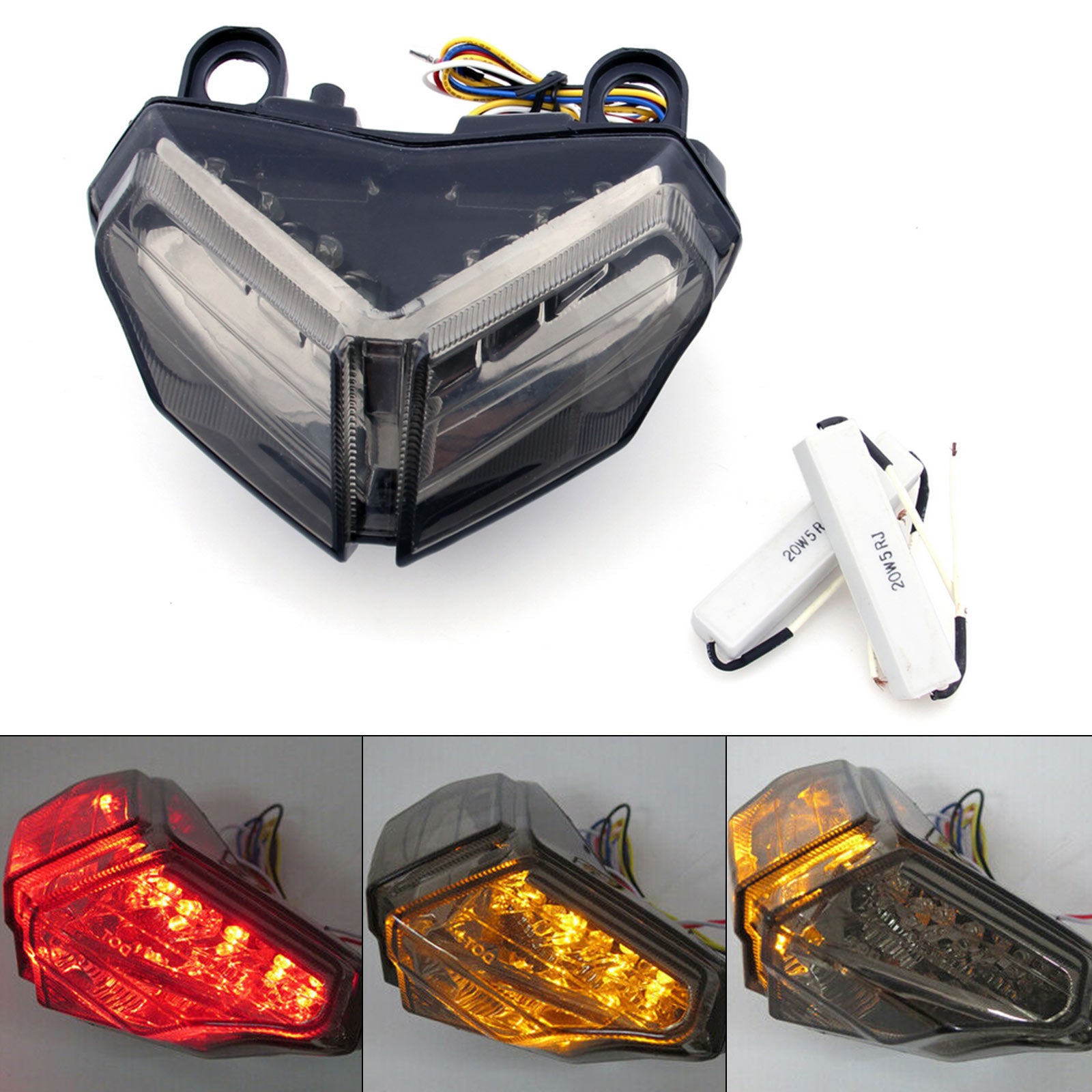 Ducati 848 08-12 1098R/1098S 07-12 S Integrated LED TailLight Turn Signals