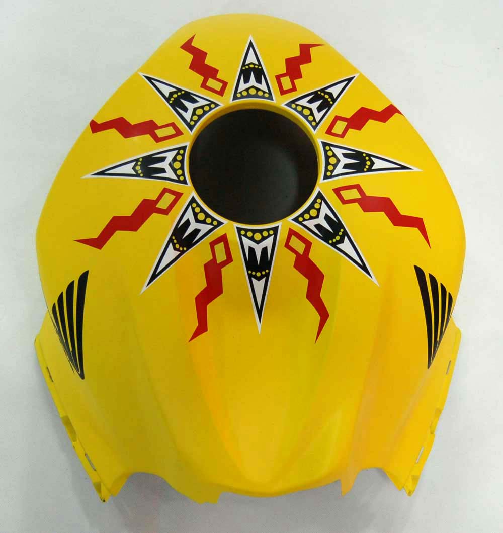 Amotopart 2009-2012 Honda CBR600RR Yellow&Orange Fairing Kit