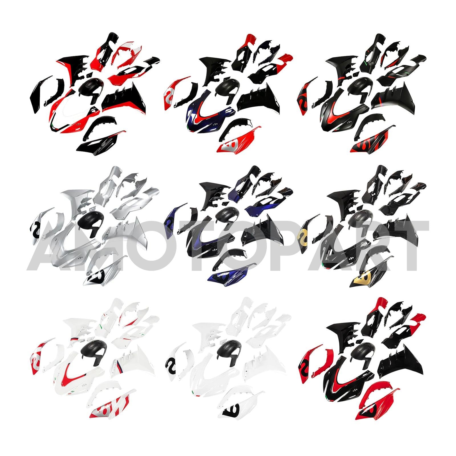 Amotopart 2021-2024 Aprilia RSV4 Fairing Kit