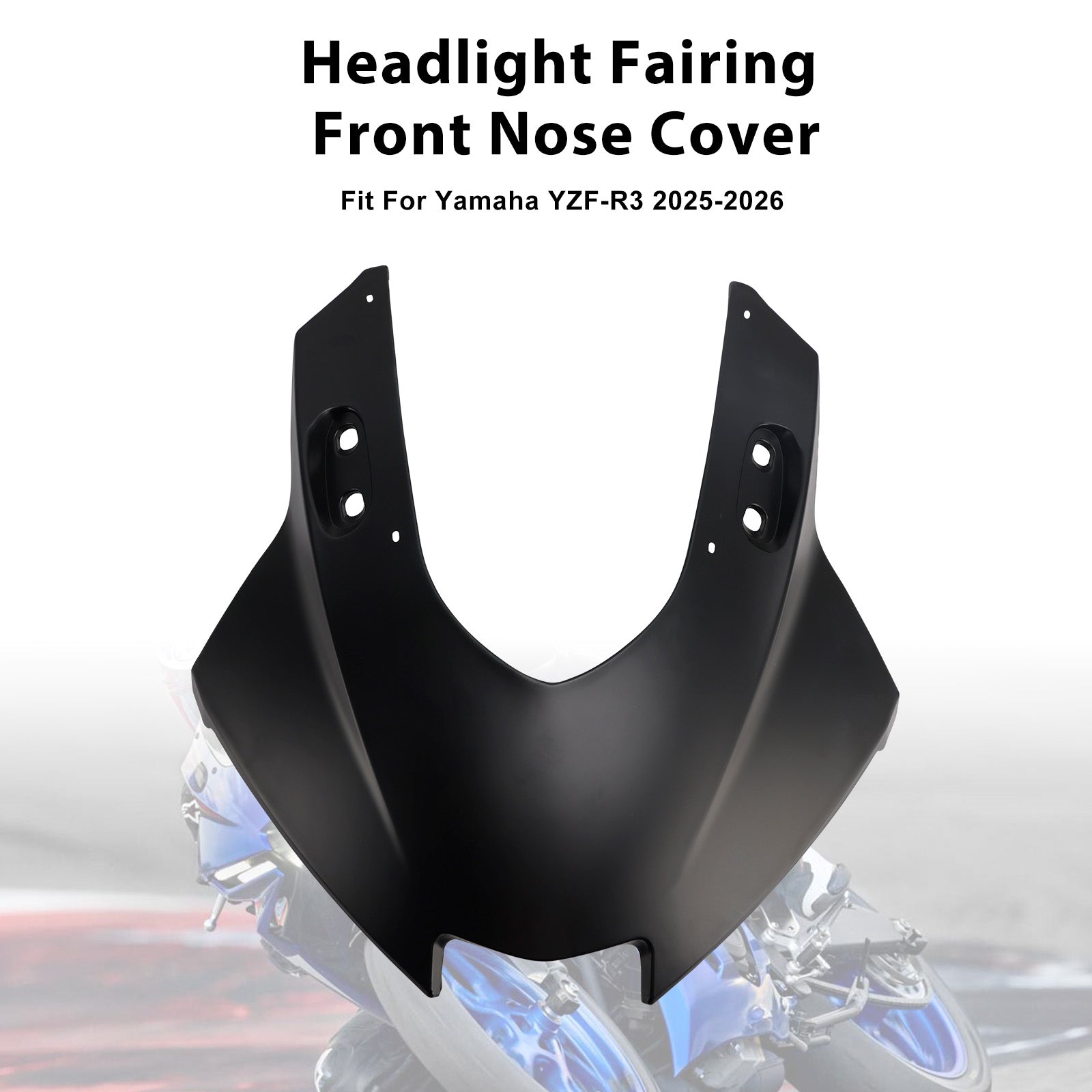 2025-2026 Yamaha YZF-R3 R25 Headlight Fairing Front Nose Cover