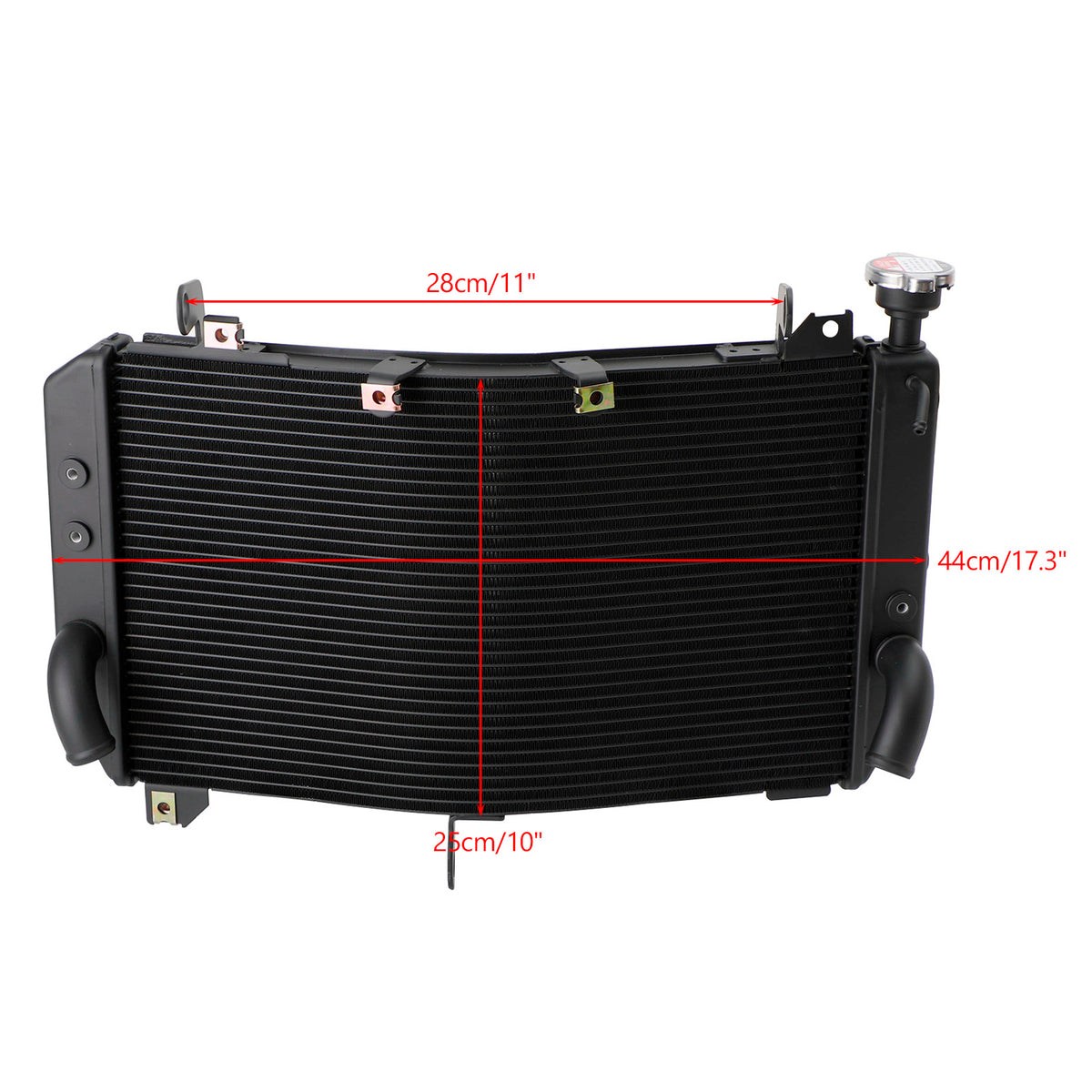 Raffreddamento del dispositivo di raffreddamento del radiatore del motore in alluminio per Yamaha YZF R1 R1M R1S 2015-2023