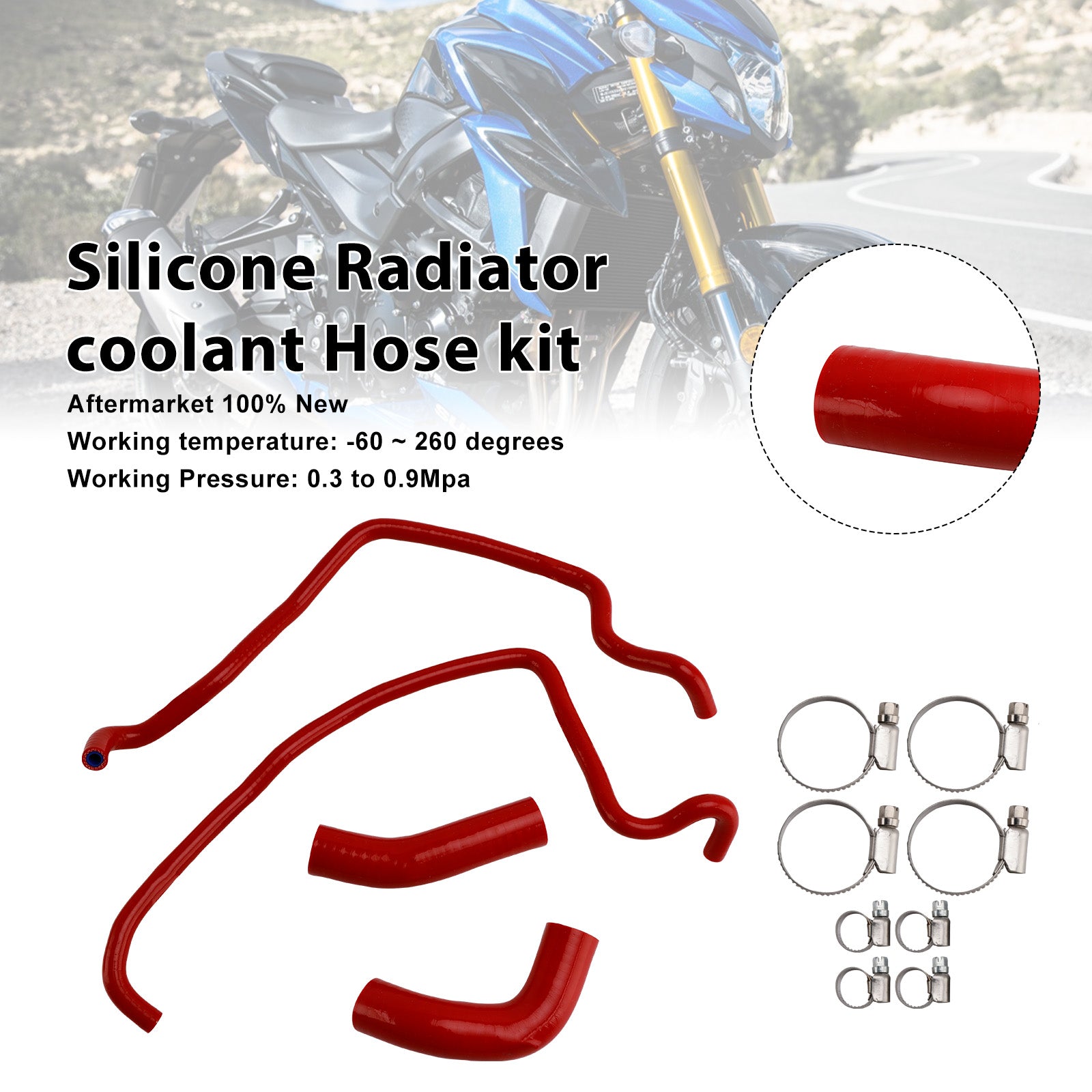 2019-2024 Rocket 3 Silicone Radiator coolant Hose kit