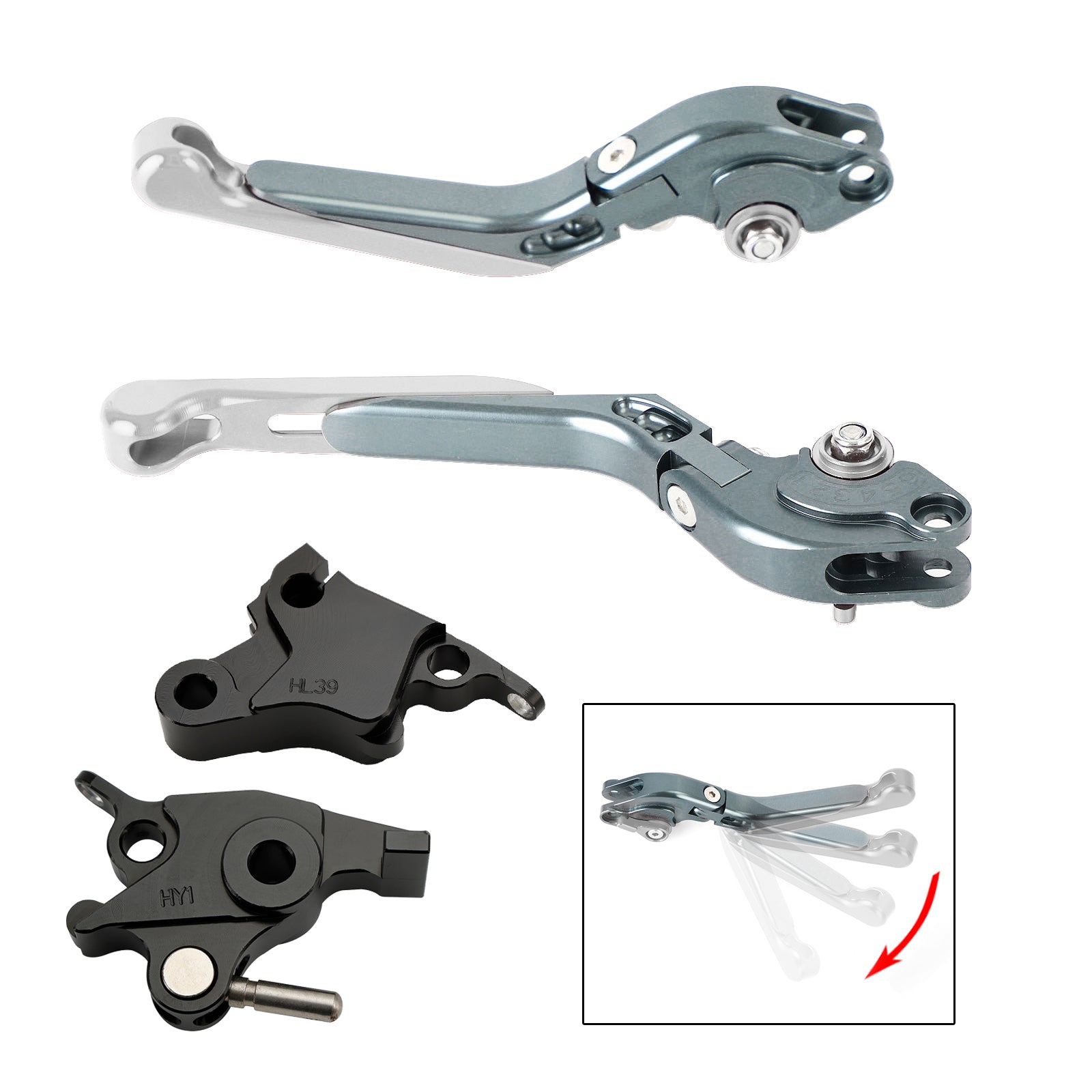 2021-2022 CFMOTO 700CL-X Heritage Adjustable Clutch Brake Lever