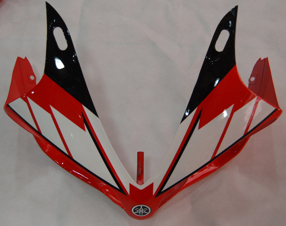 Amotopart 2007–2008 Yamaha YZF 1000 R1 Rot-Weiß Style5 Verkleidungsset