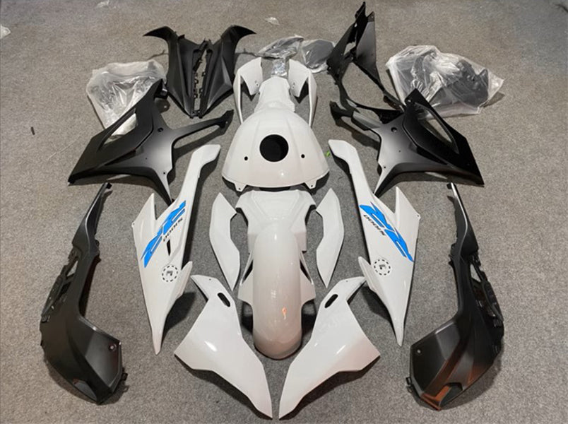 Amotopart 2019-2022 BMW M1000RR S1000RR Kit de carénage blanc noir