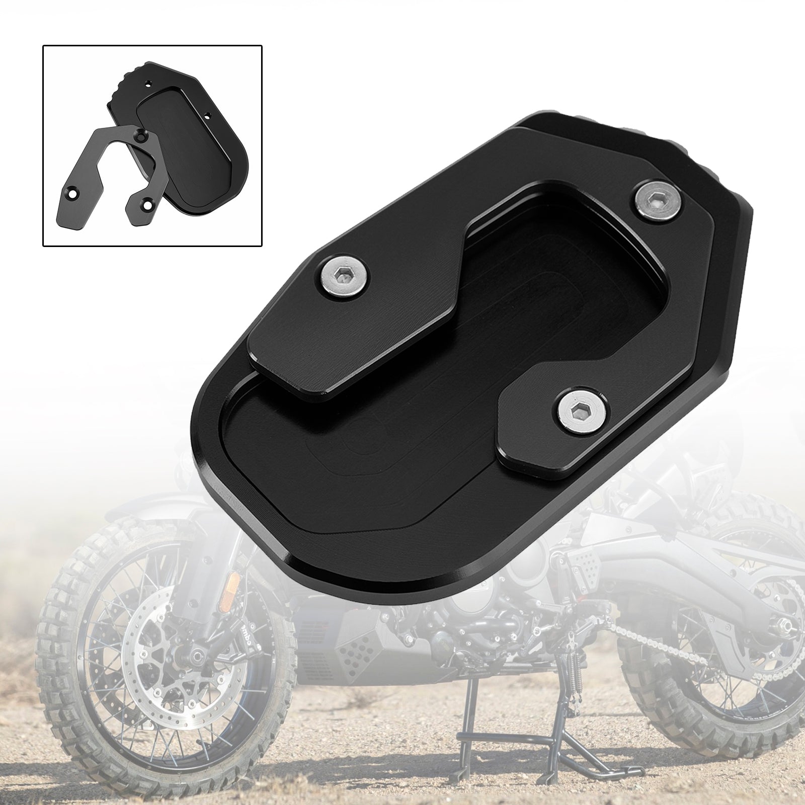 Kickstand Enlarge Plate Pad passend für Pan America 1250 2021–2022