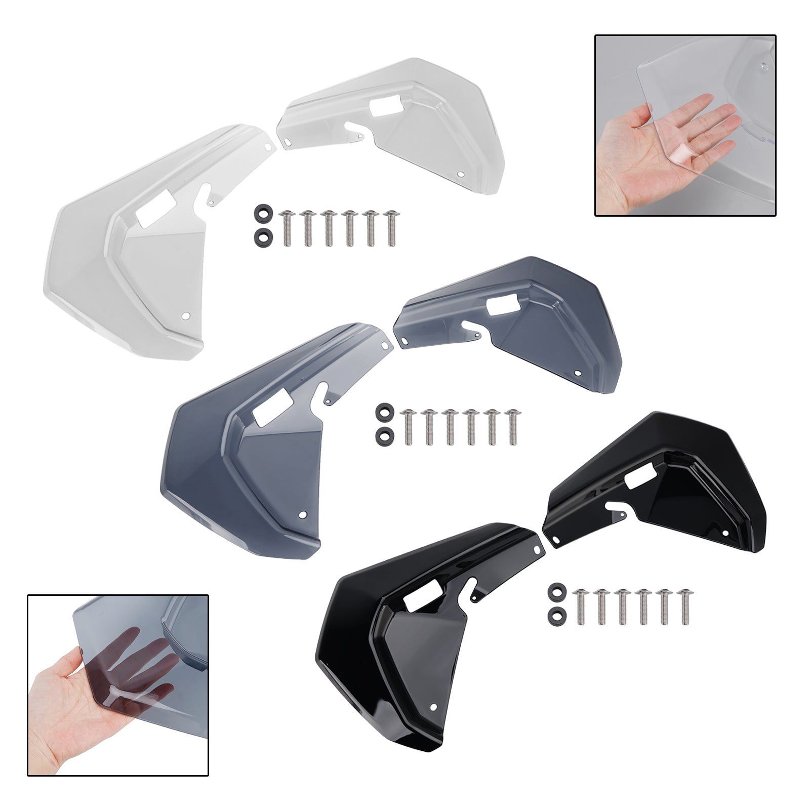 2025-2026 BMW R1300GS ADV Windshield Plate Side Panels
