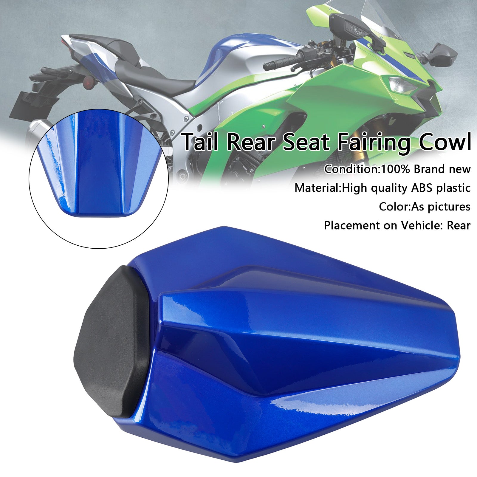 2016-2025 Kawasaki ZX10R ZX-10R  Racing Tail Rear Seat Fairing Cowl