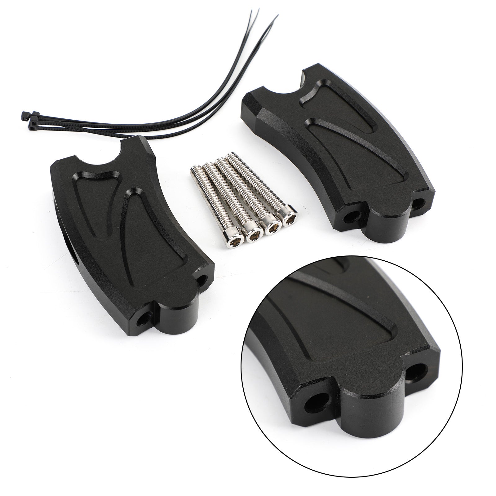 2017+ Honda Rebel CMX500 CNC Handlebar Risers Bar Black