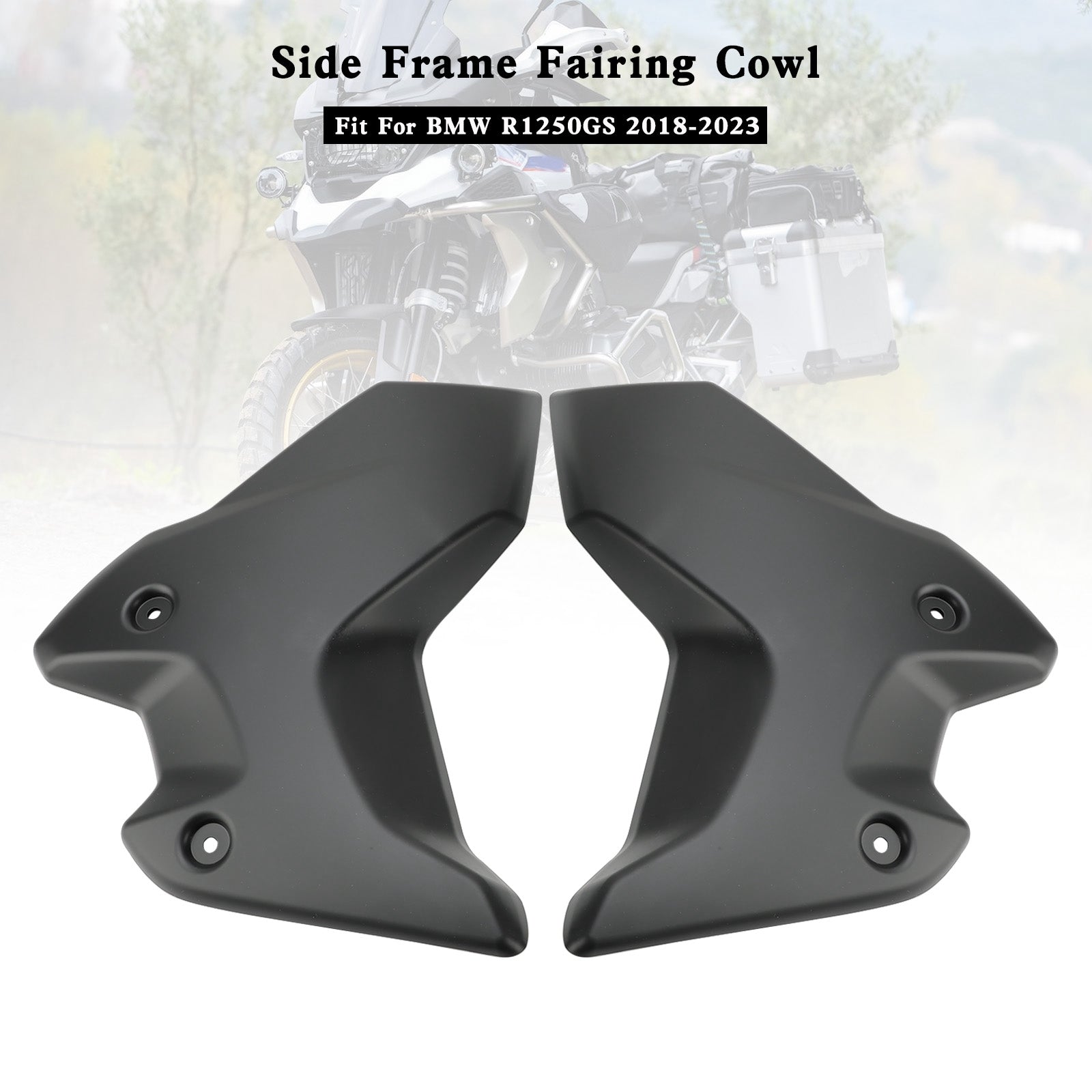 18-23 BMW R1250GS Side Frame Fairing Cowl Guards Radiator Cover