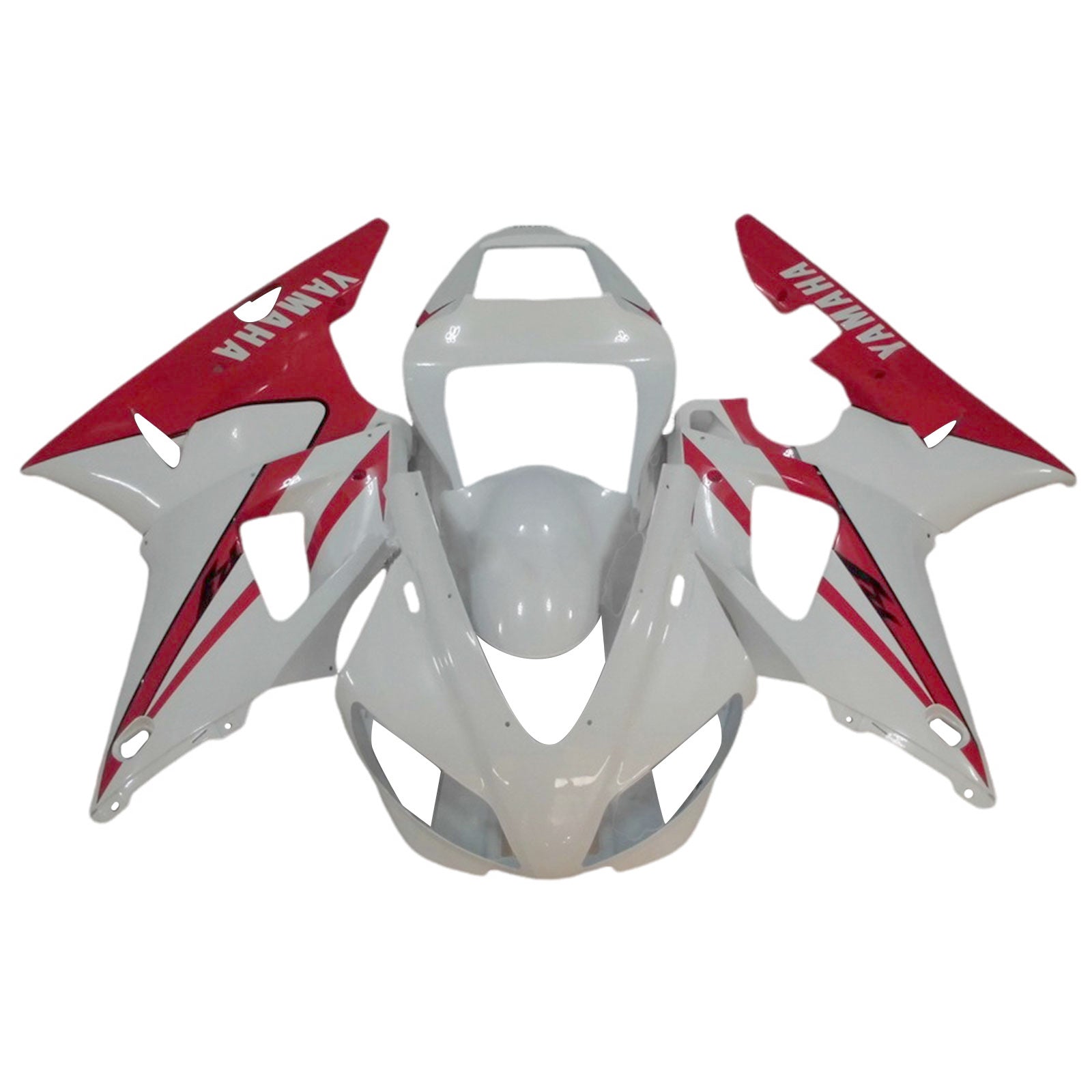 Amotopart 1998-1999 Yamaha YZF 1000 R1 White Red Fairing Kit