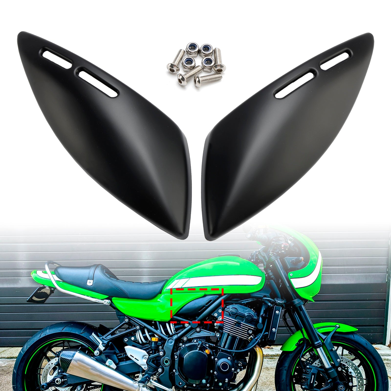 18-24 Kawasaki Z900RS Seitenverkleidung für Benzintank