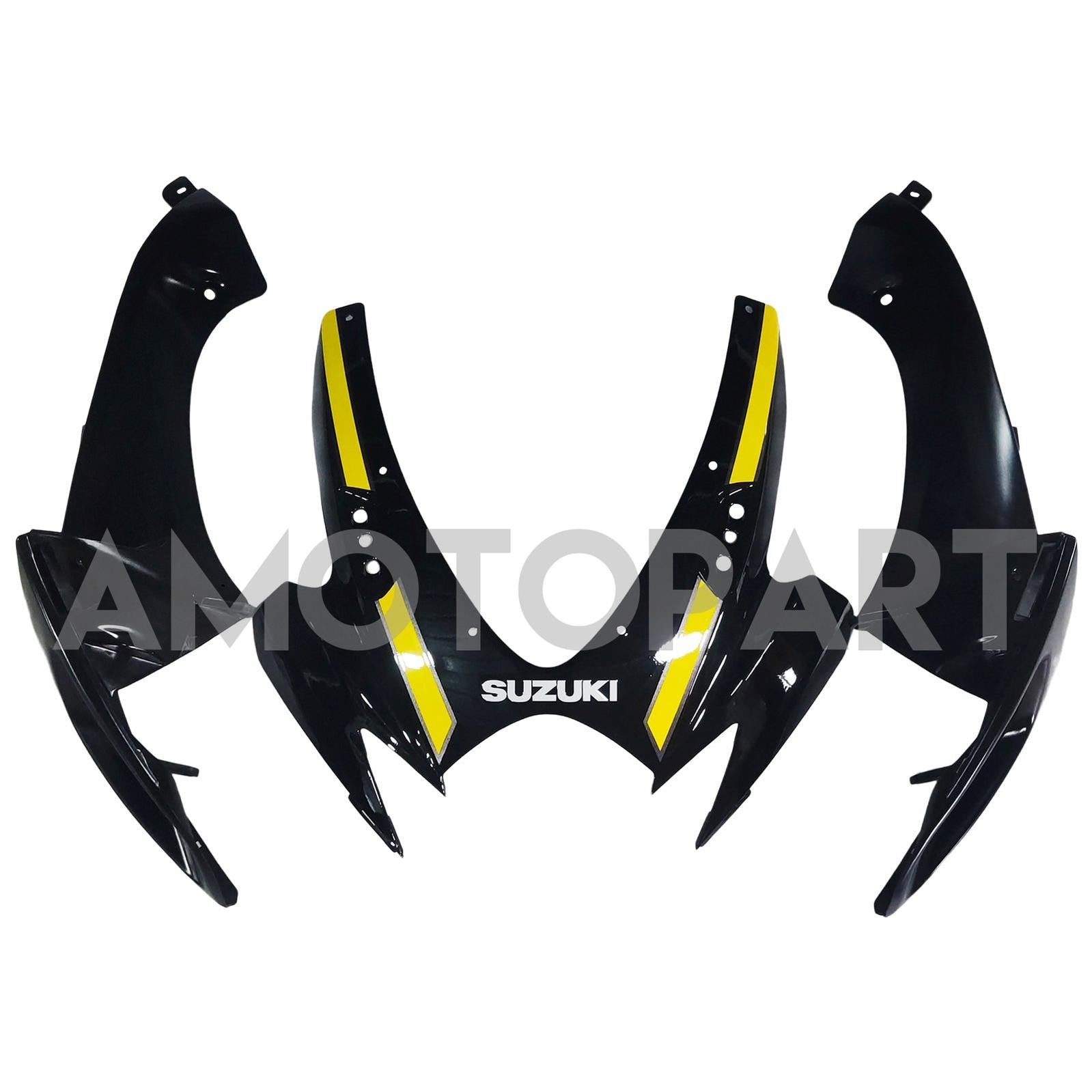Amotopart 2006-2007 Suzuki GSXR 600/750 Glossy Yellow Black Fairing Kit
