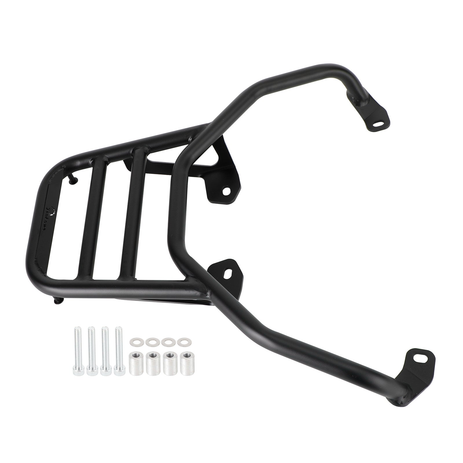 Tube Rear Rack - Black For Piaggio MP3 300 HPE Sport 15-22 Luggage Carry Rack