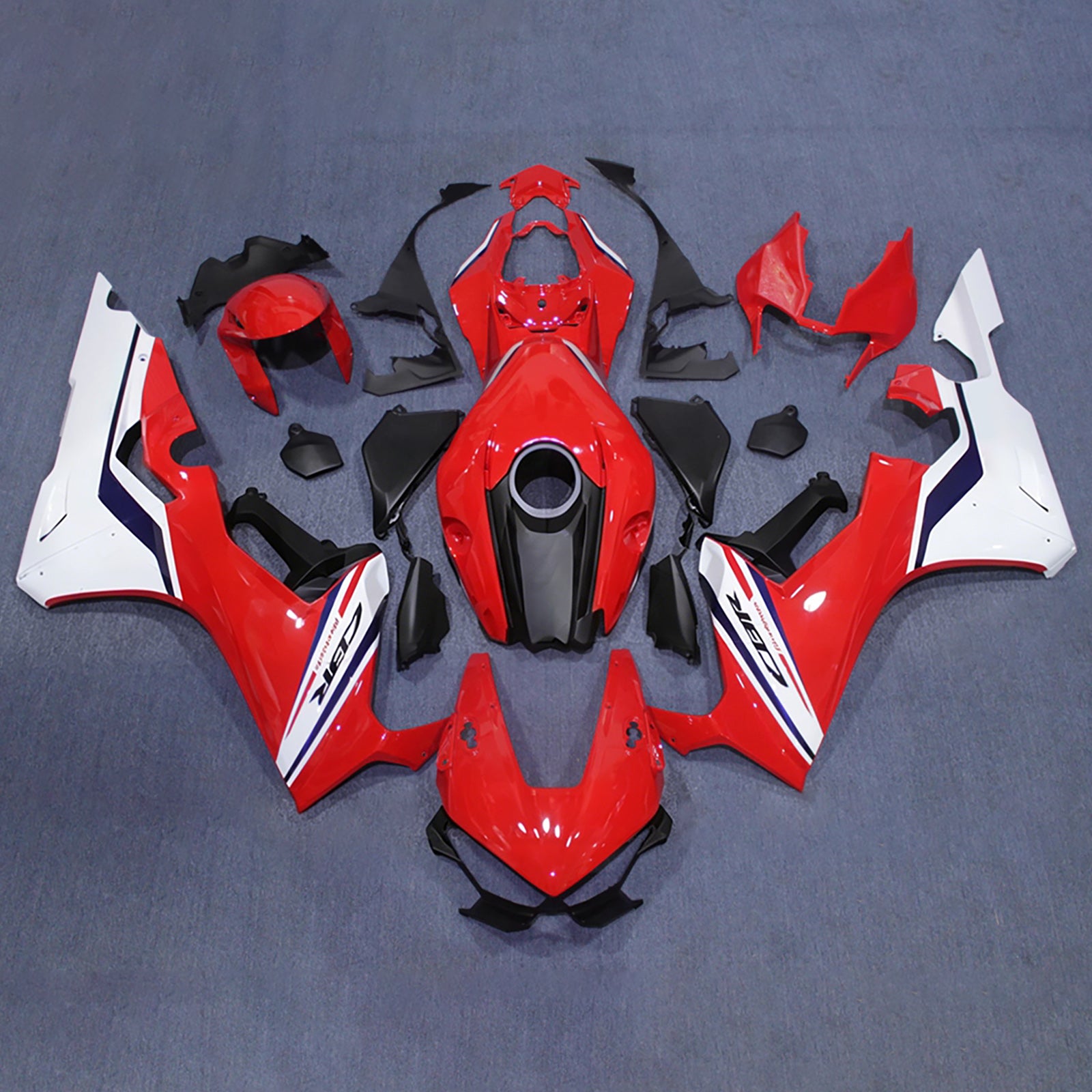 Amotopart 2017-2026 Honda CBR1000RR White/Red Fairing Kit