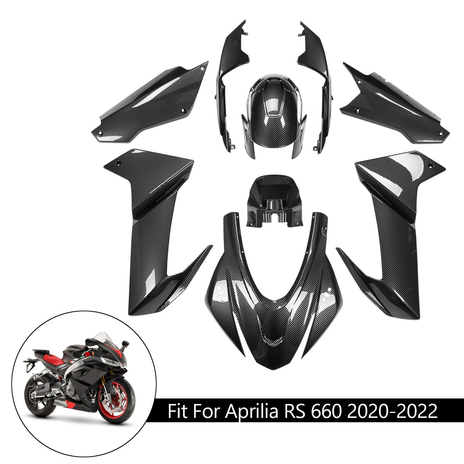 Amotopart (2020-2024) Aprilia RS 660 Fairing Kit Collection