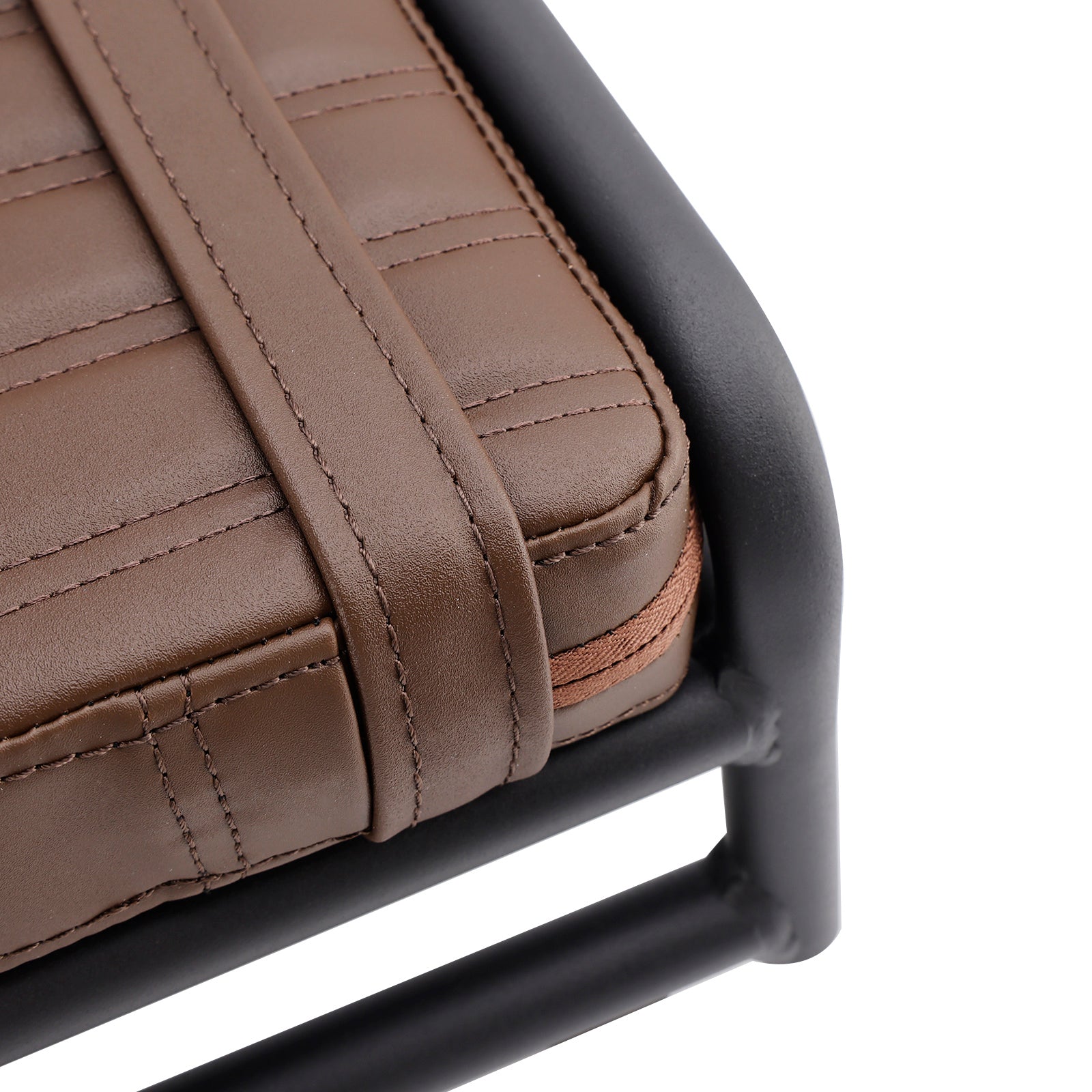 20-23 Honda Ct125 Huntercub Rear Seat Cushion W/ Saddlebag Bracket Kit Black
