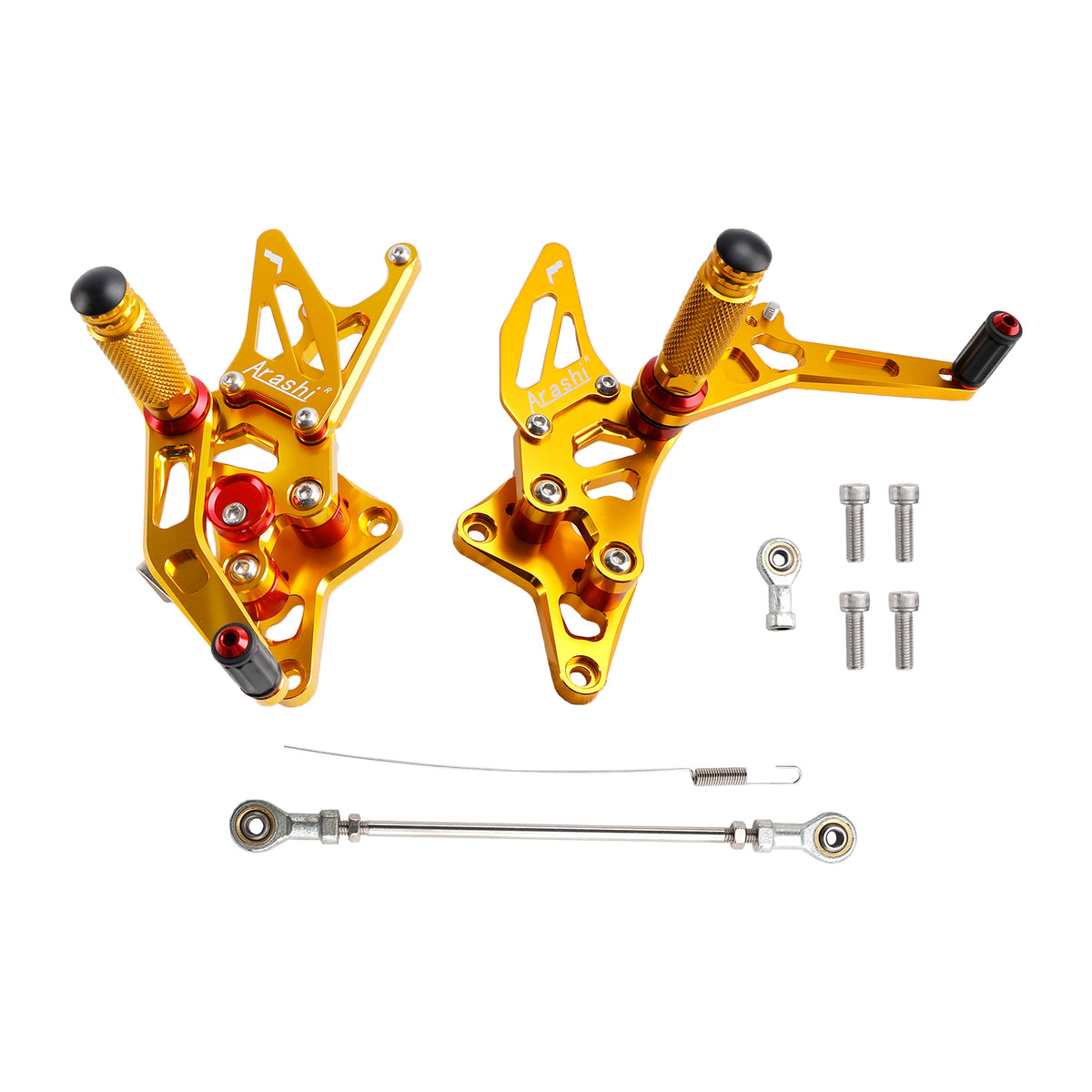 1999-2020 Suzuki Hayabusa GSX1300R CNC Gold Rearsets Footpegs Footrest