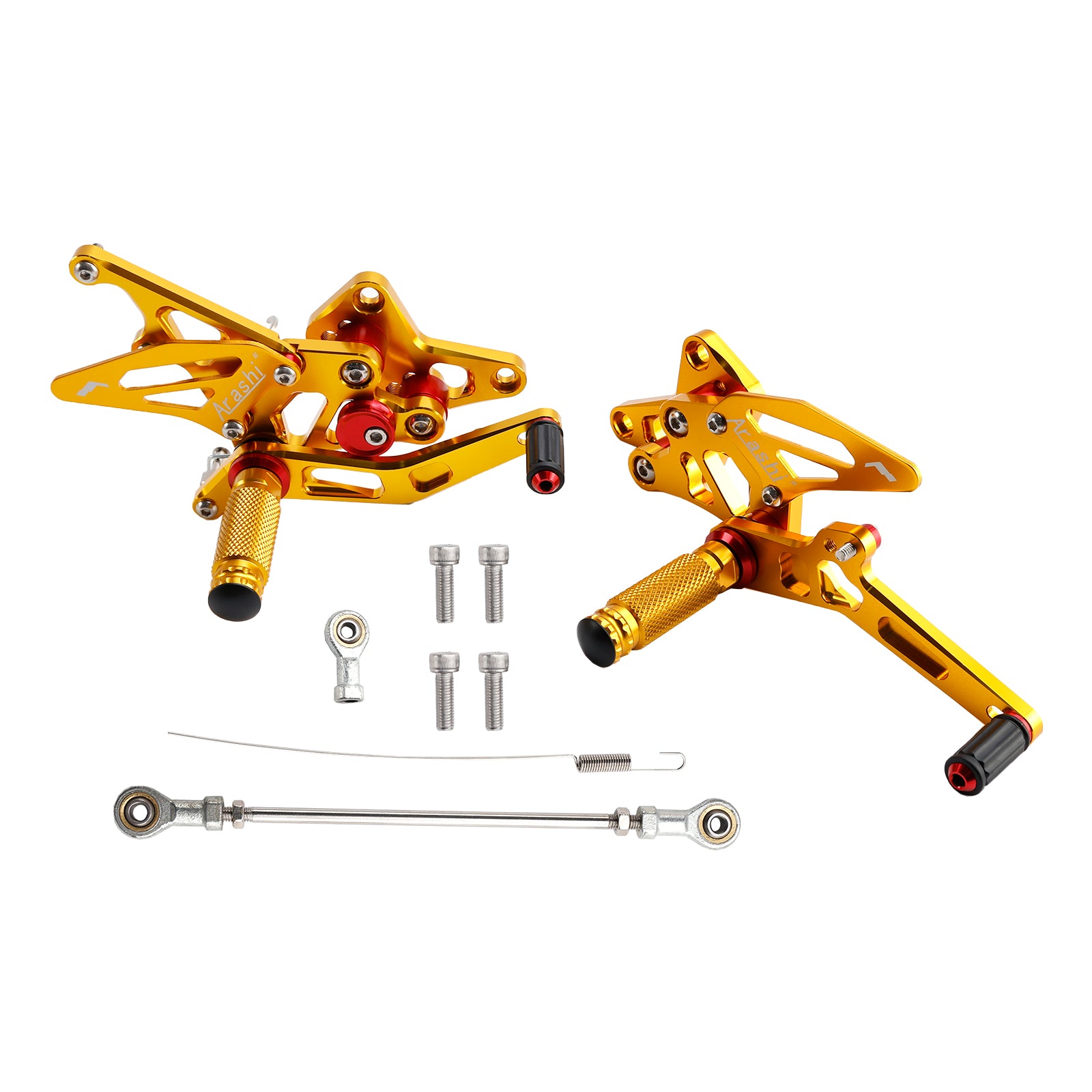 1999-2020 Suzuki Hayabusa GSX1300R CNC Gold Rearsets Footpegs Footrest