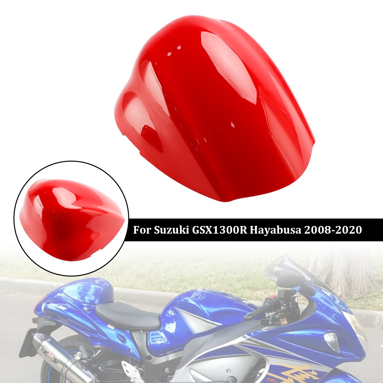 08-20 Suzuki GSX1300R GSX-R1300 Hayabusa Rücksitzverkleidungsabdeckung