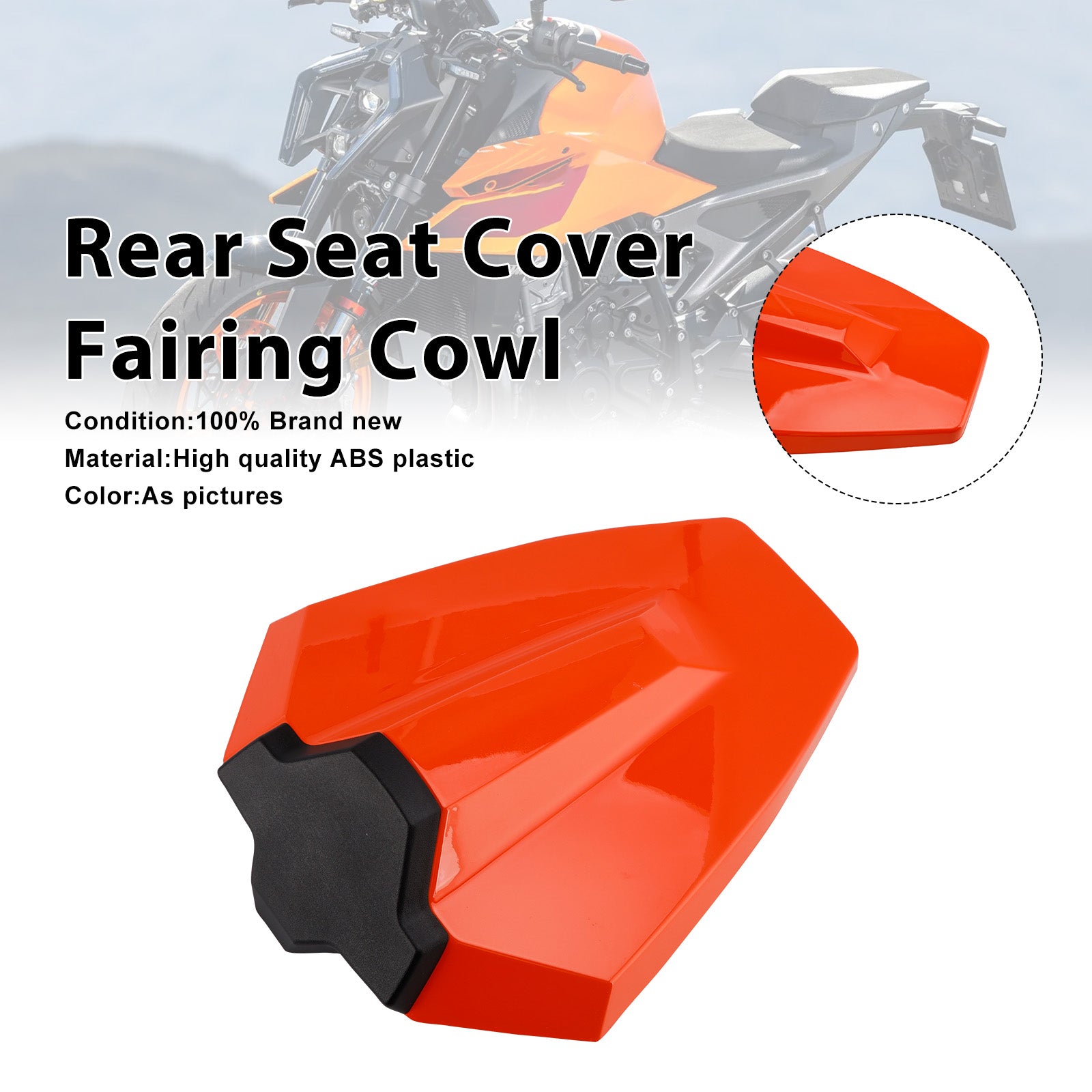 2024-2025 Duke 990 Rear Pillion Seat Cover Fairing Cowl