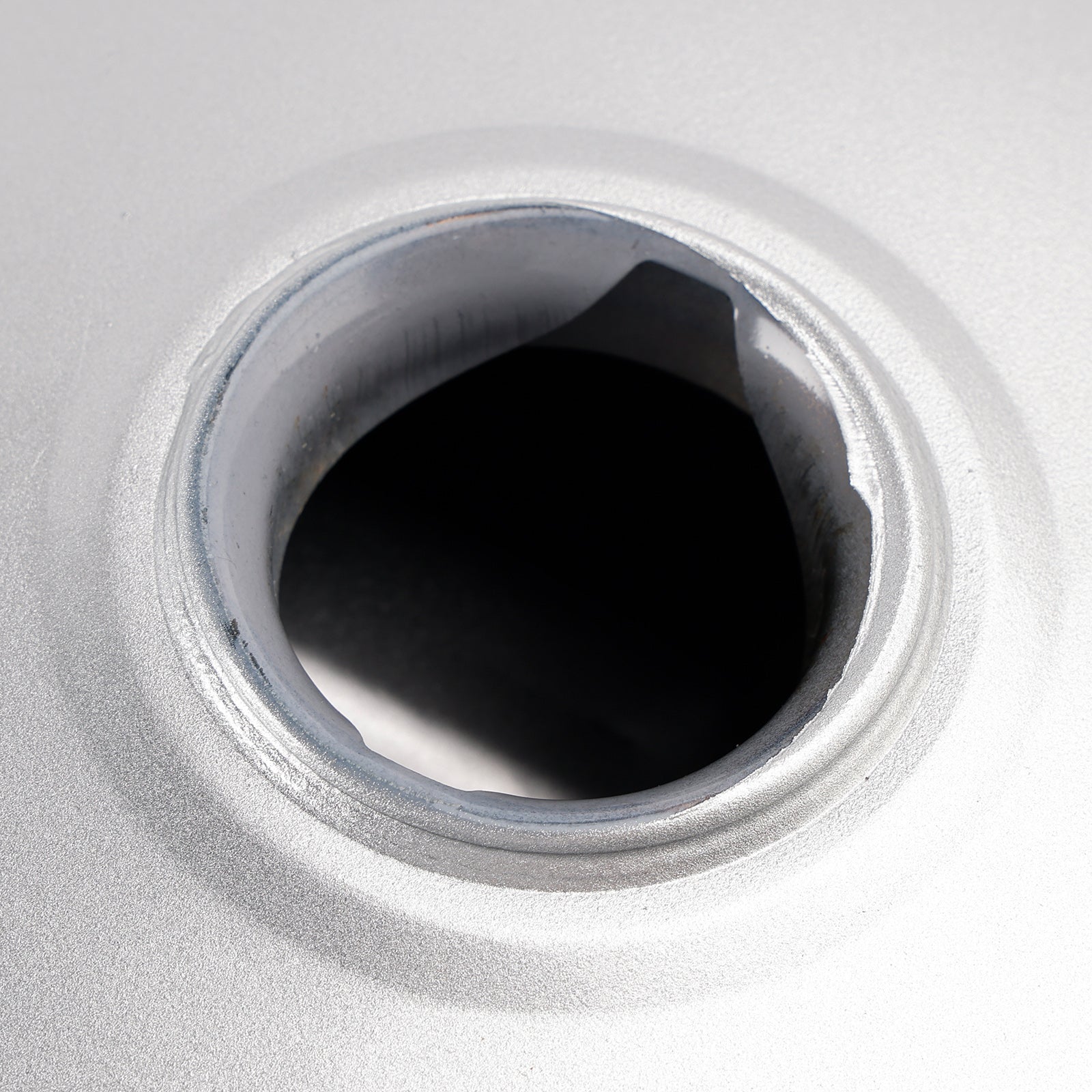 Suzuki Gn125 Gn125e Cafe Racer Classic Retro Gas Fuel Tank Silver