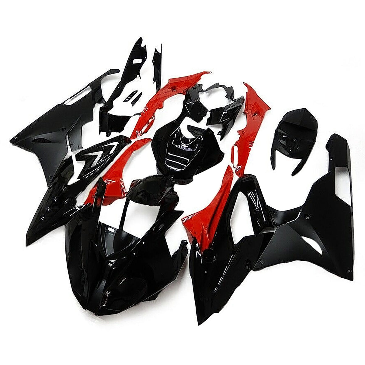 Amotopart 2015-2016 BMW S1000RR Gloss Black&Red Fairing Kit