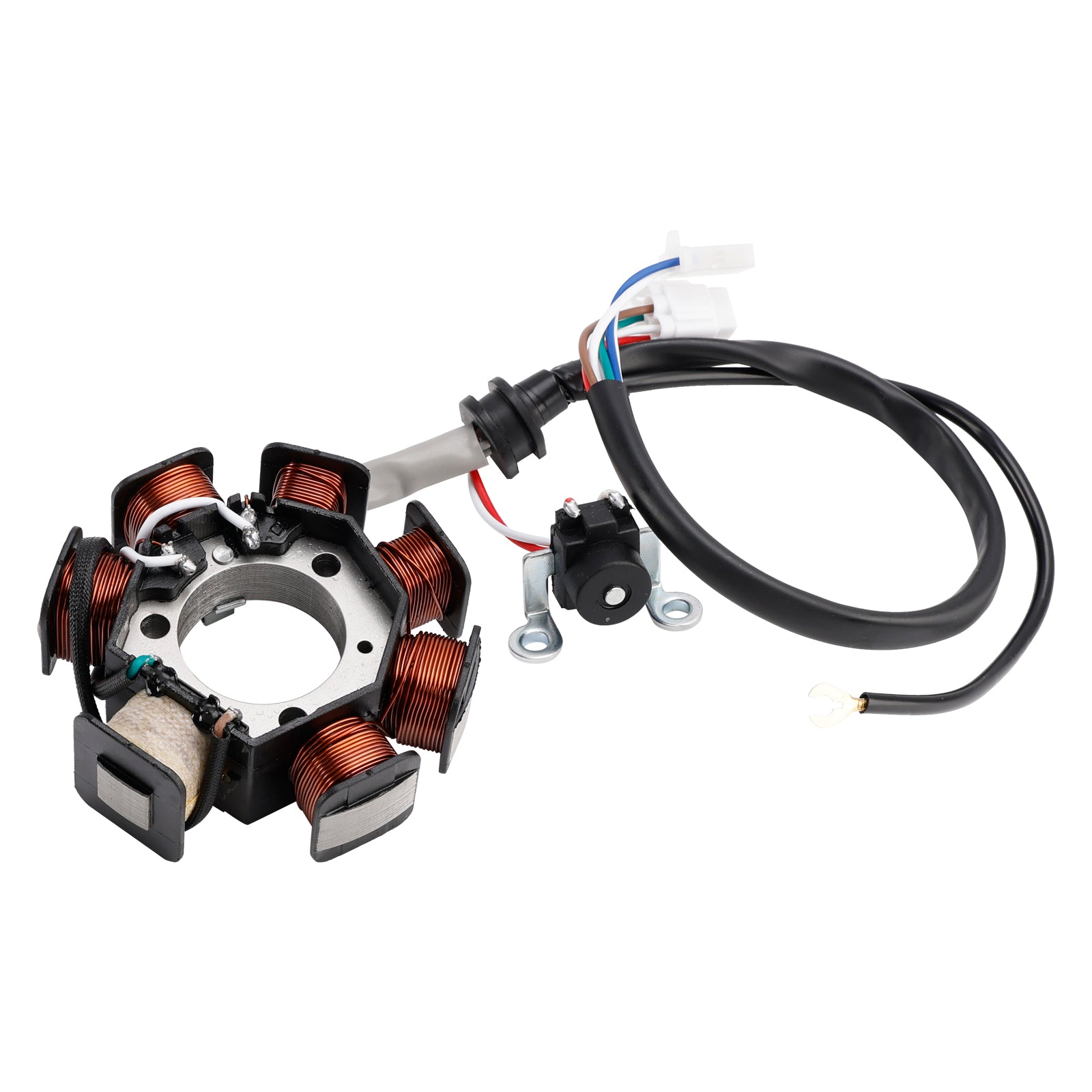 04-10 Yamaha YBR125 YBR125E YBR125EGS  7 Coils Stator Generator