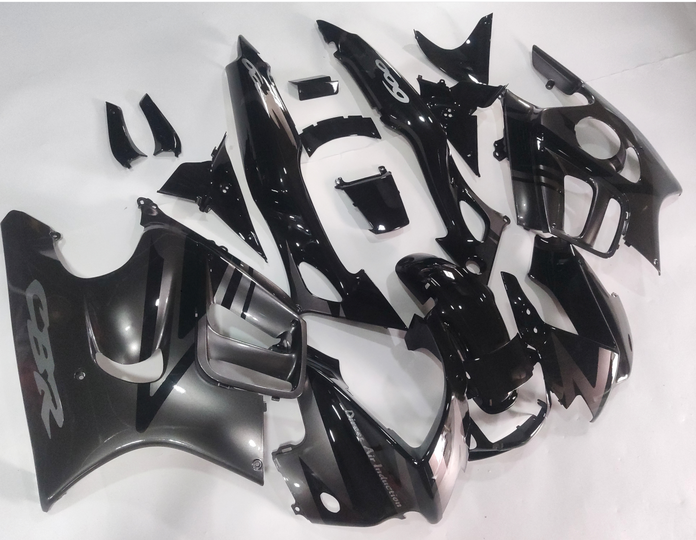 Amotopart 1997-1998 CBR600 F3 Honda Black Grey Fairing Kit