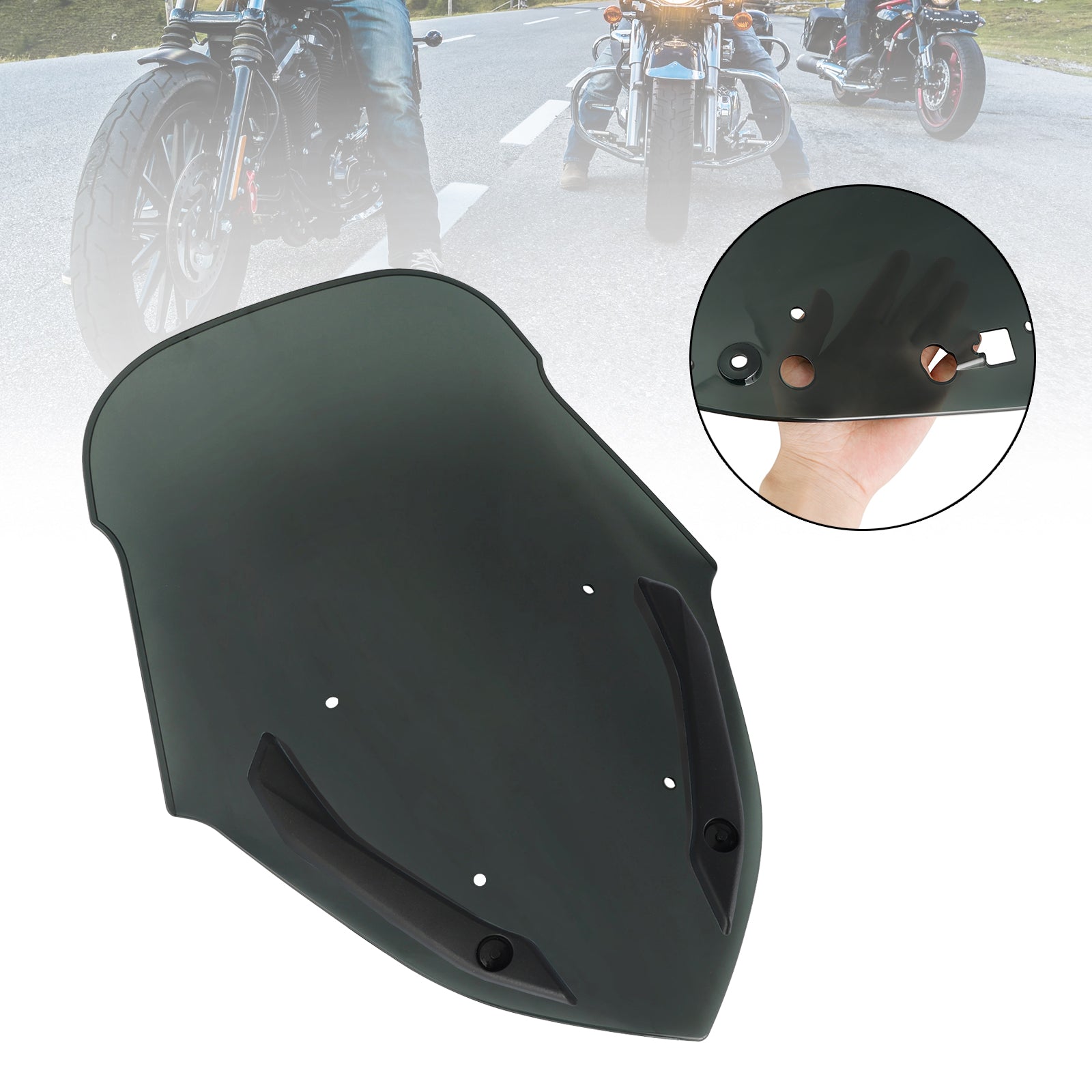 21-23 Yamaha NMAX 155 ABS Motorcycle Windshield WindScreen