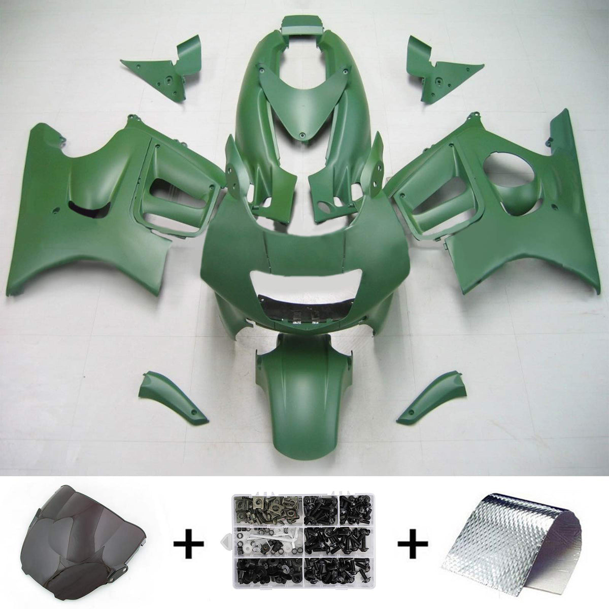Amotopart 1995-1996 Honda CBR600 F3 Green Fairing Kit