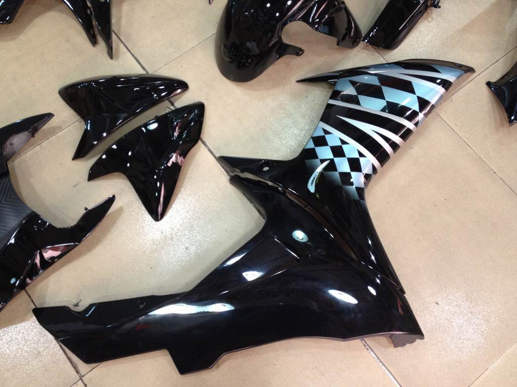 Kit de carenagem Amotopart 2011-2026 Suzuki GSX-R600 GSX-R750 K11 preto azul dourado