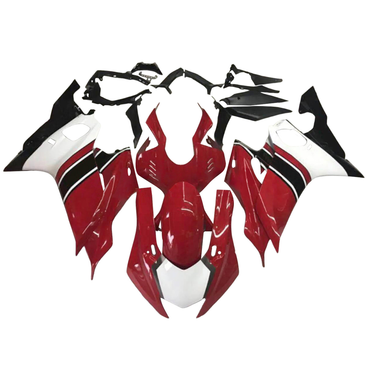 Amotopart 2017-2023 Yamaha YZF-R6 Red White Black Fairing Kit