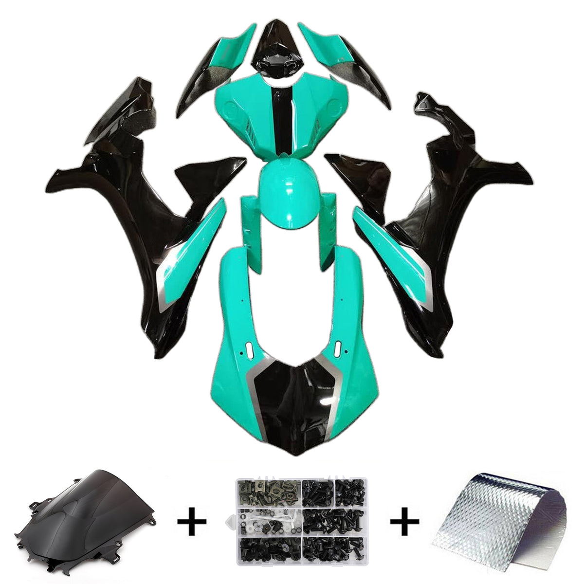 Amotopart 2020-2026 Yamaha YZF-R1 Black Blue White Green Fairing Kit