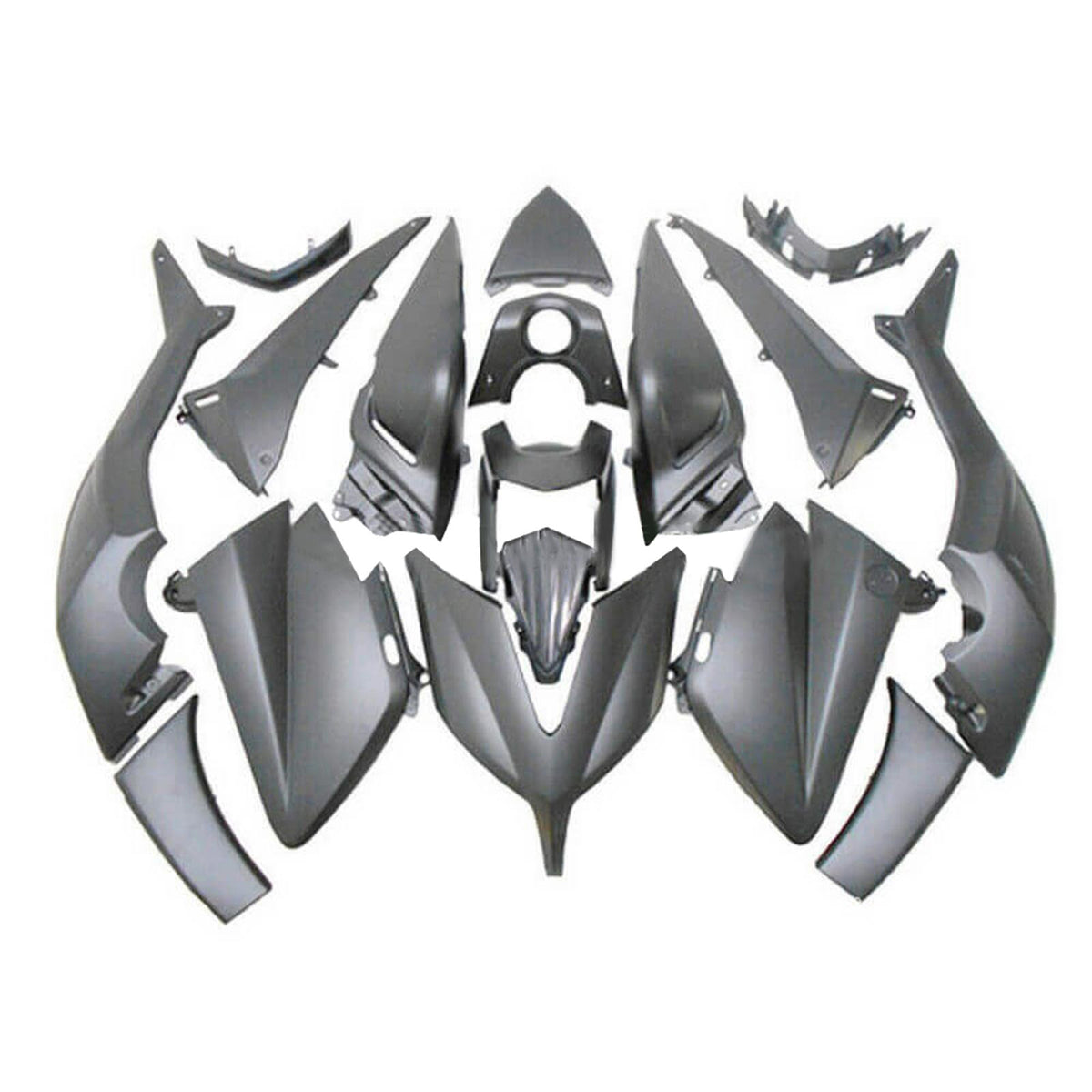 Amotopart 2015-2016 Yamaha TMAX530 White Gray Fairing Kit