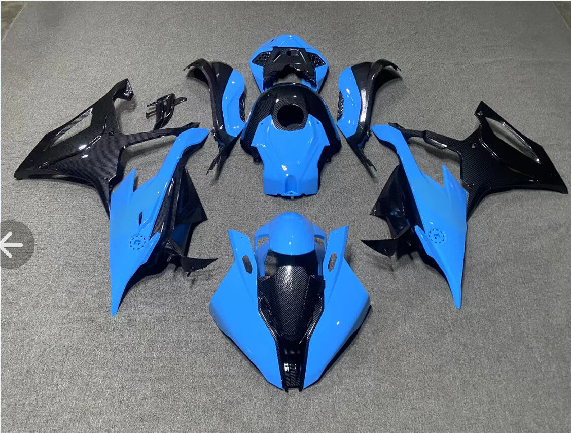Amotopart 2019-2022 BMW M1000RR S1000RR ブルー ブラック フェアリングキット