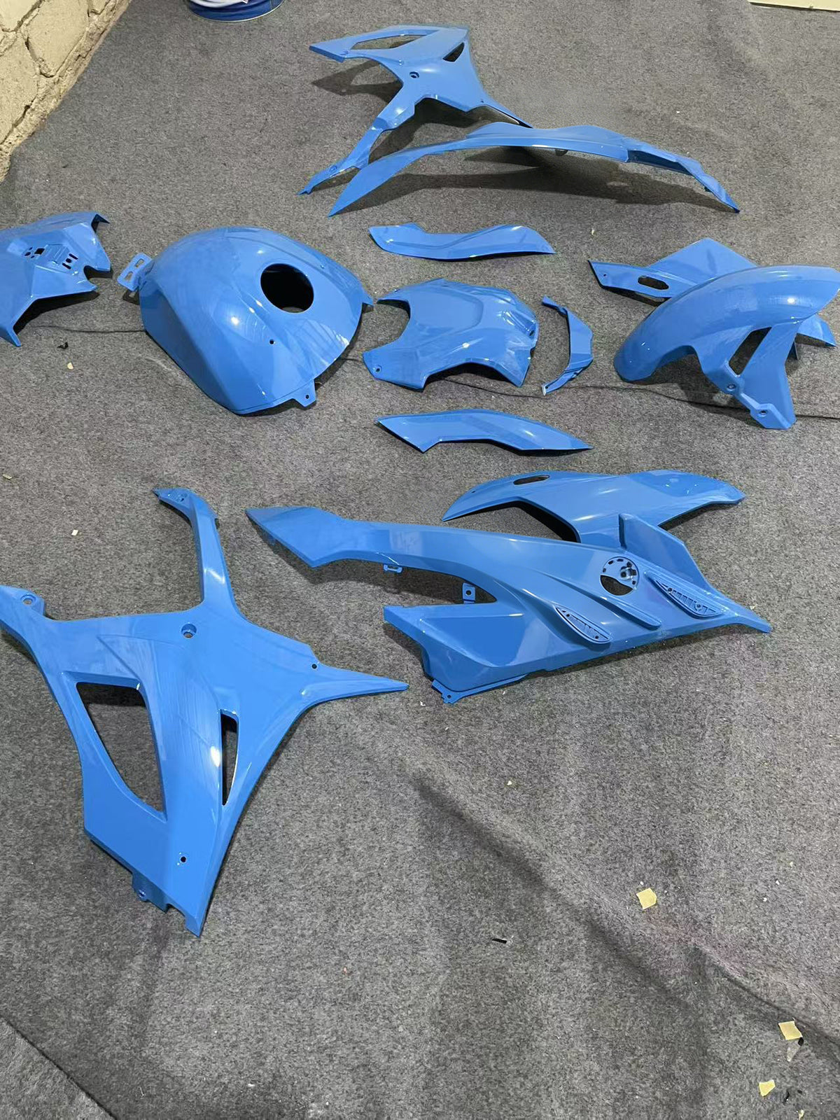 Amotopart 2023-2024 BMW S1000RR Blue Fairing Kit