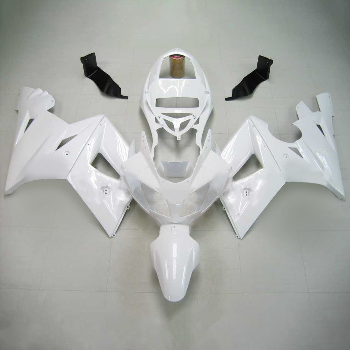 Amotopart 2002-2005 Triumph Daytona 600 650 White Black Fairing Kit