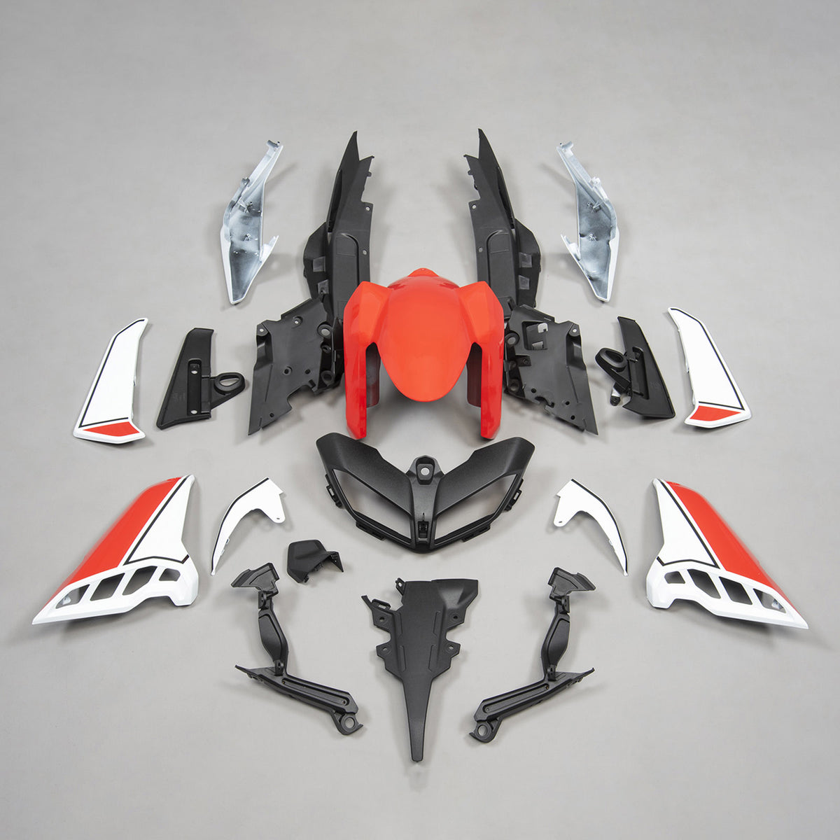 Amotopart 2017-2020 Yamaha MT-09 Gray Red Black White Fairing Kit