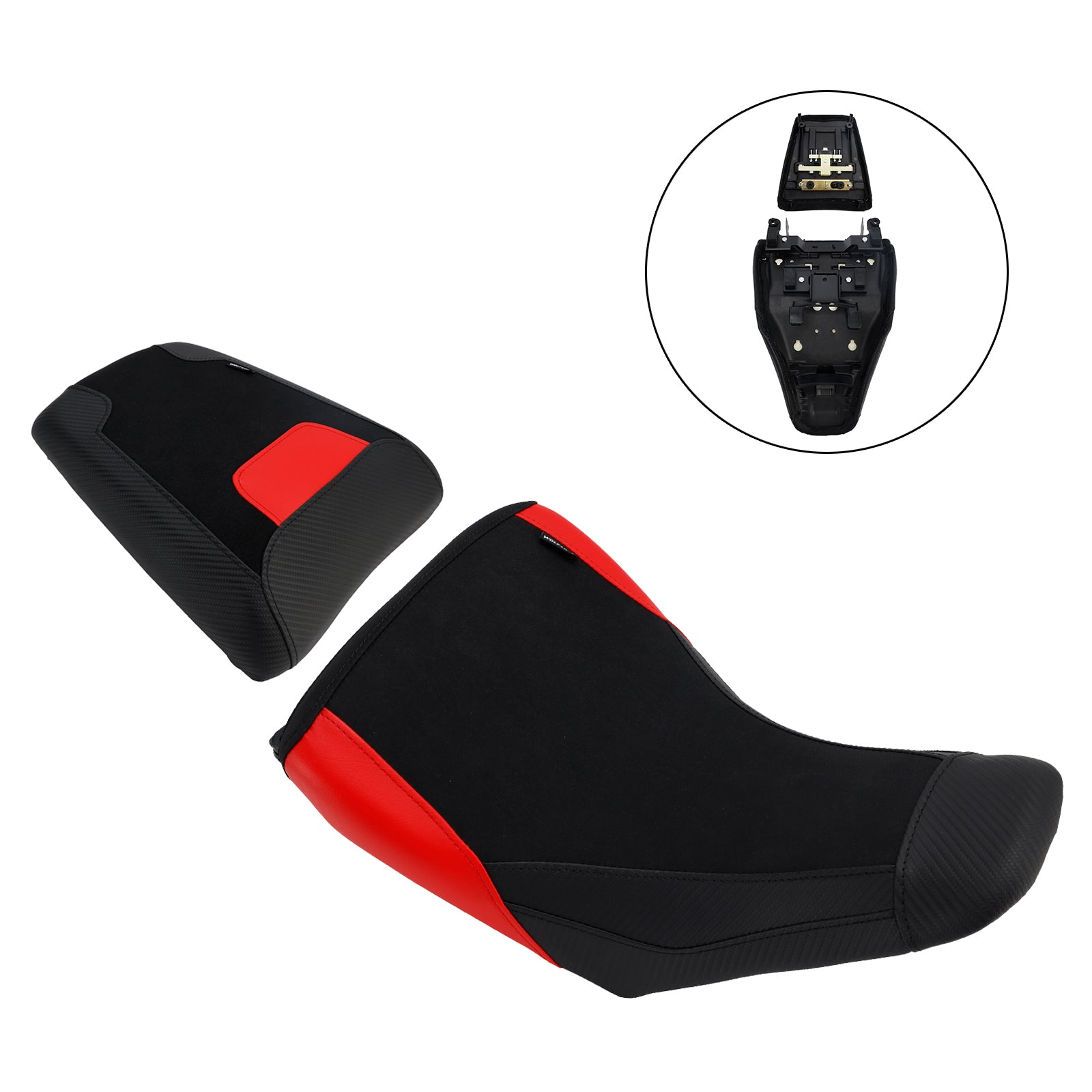 23-25 ​​Suzuki V-Strom Dl1050 Anteriore&RKit di cuscinetti auricolari Ear Raider, vestibilità inferiore, colore rosso