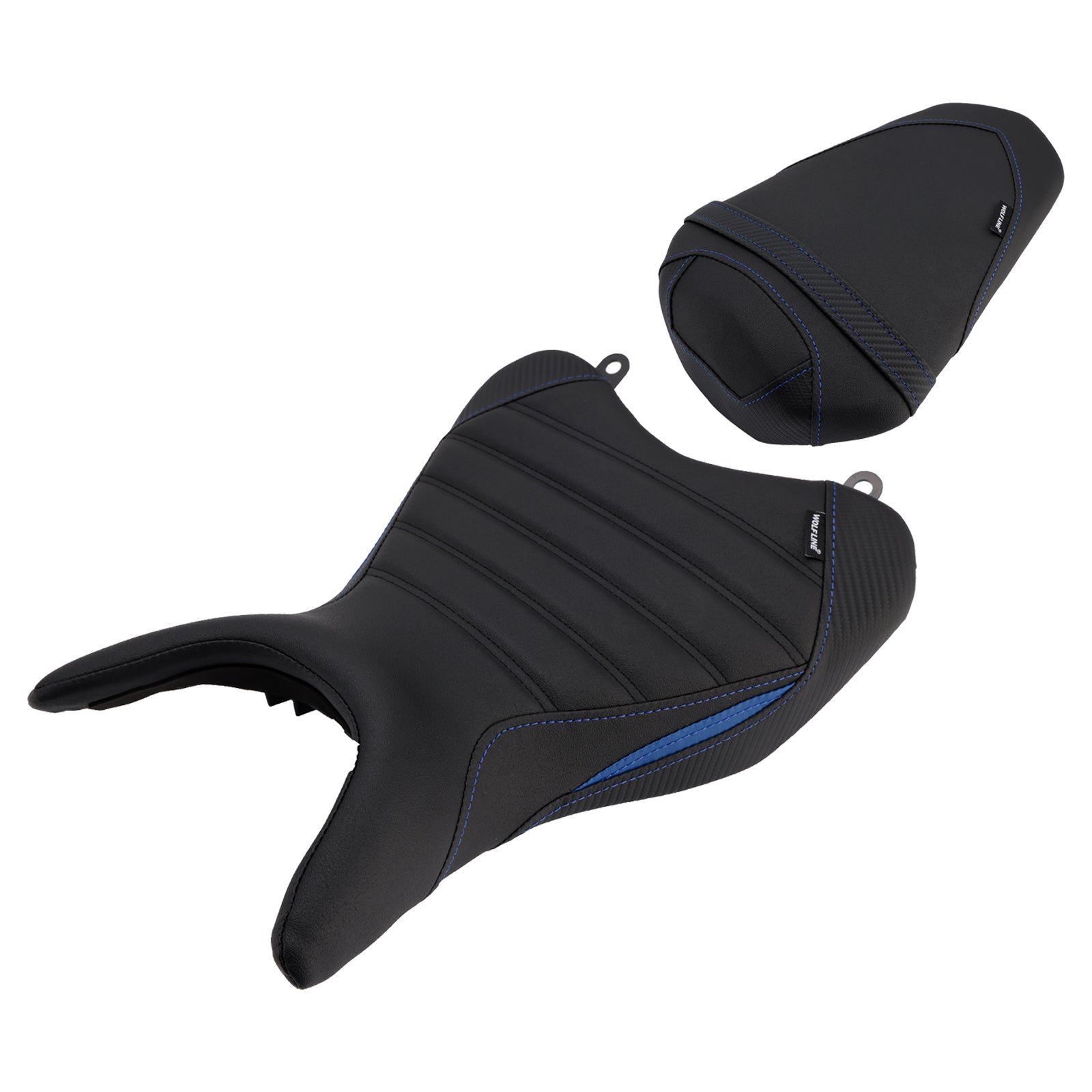 25- 25- Yamaha Yzf-R3 Mt-03 Front&Rear Raider Passenger Cushion Kit Blue