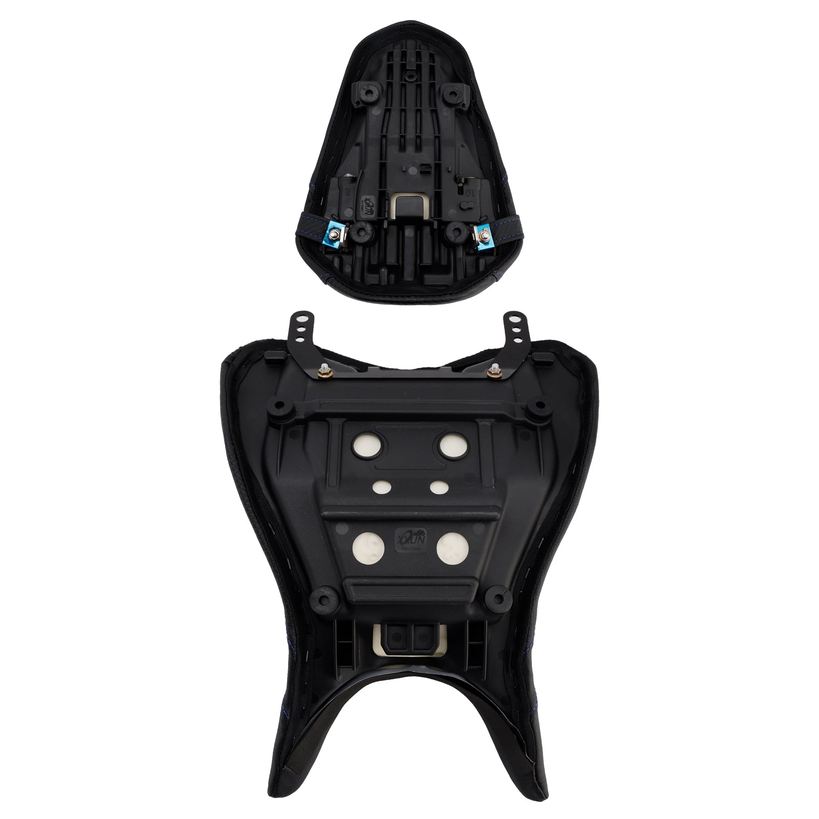 25- 25- Yamaha Yzf-R3 Mt-03 Front&Rear Raider Passenger Cushion Kit Blue