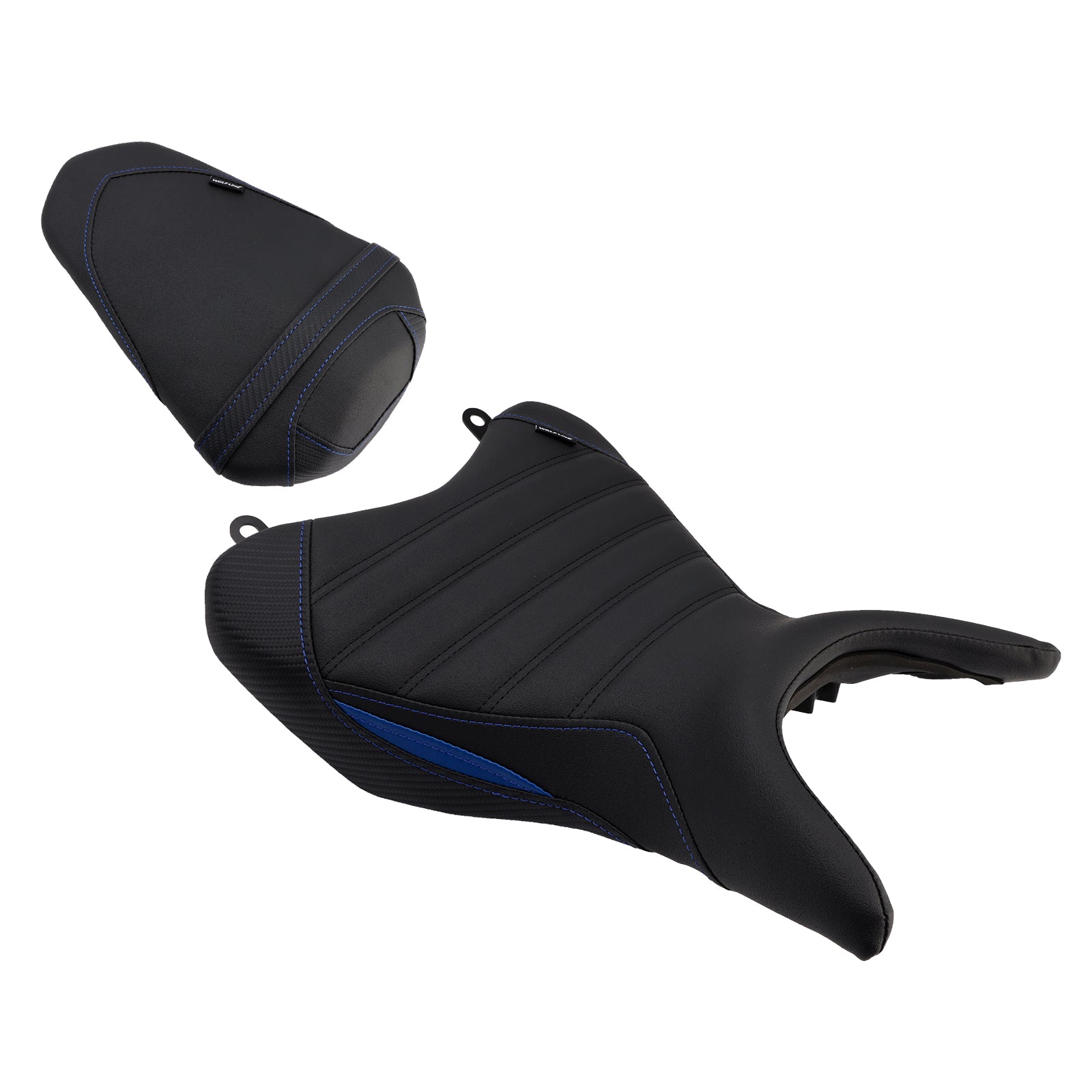 25- 25- Yamaha Yzf-R3 Mt-03 Front&Rear Raider Passenger Cushion Kit Blue